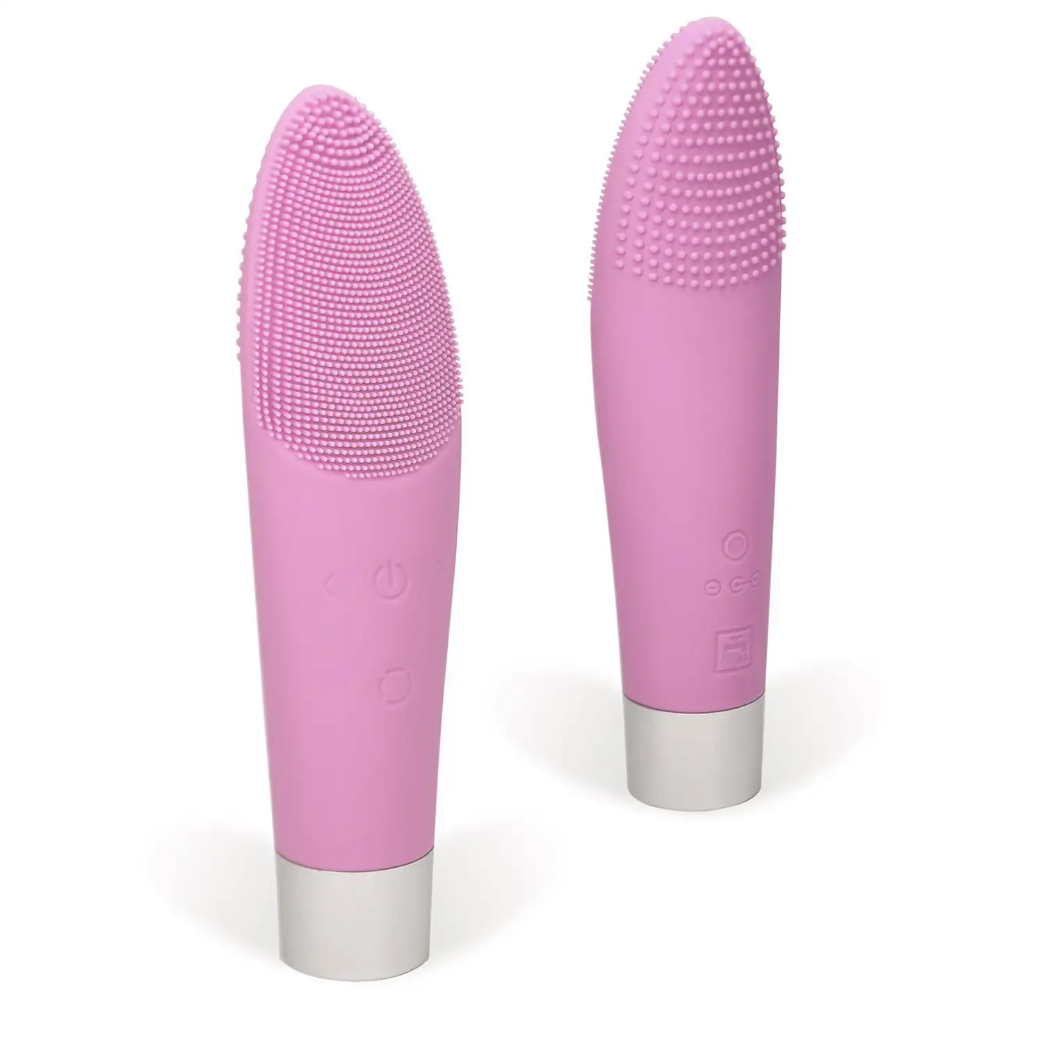 Cepillo eléctrico de silicona para limpieza facial, masajeador y afeitadora para zonas delicadas.