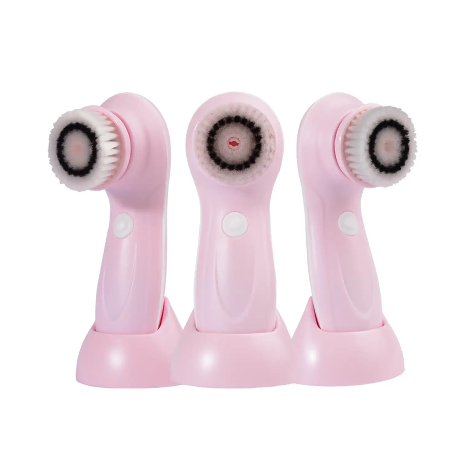 Cepillo 3 en 1 limpiador facial, exfoliante, desmaquillante. Recargable.