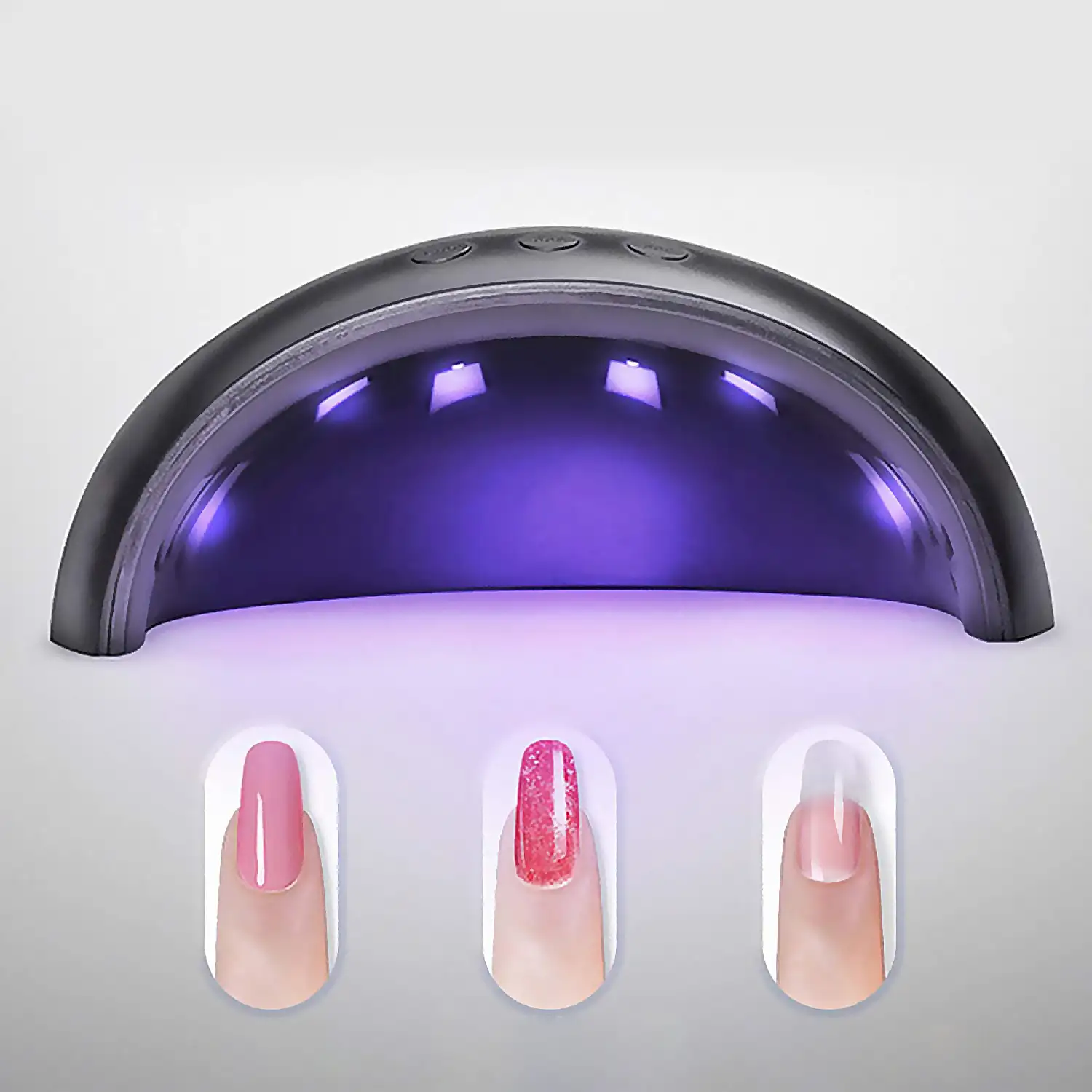 Mini lámpara de uñas 36W LED secador de uñas inteligente, adecuado para cualquier tipo de piel.