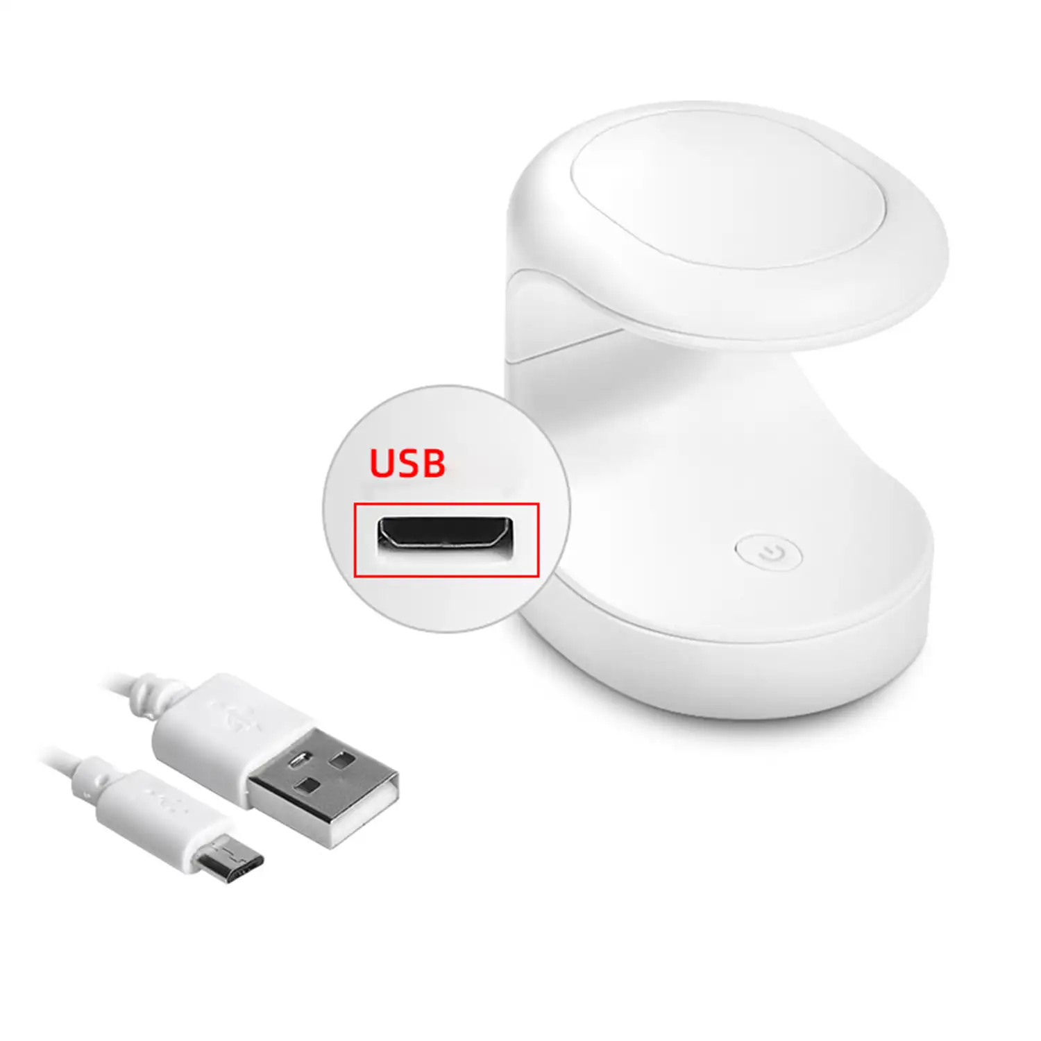Lámpara de secado de uñas UV ultravioleta USB. Para esmaltes especiales tipo semipermantente, acrílico, etc.