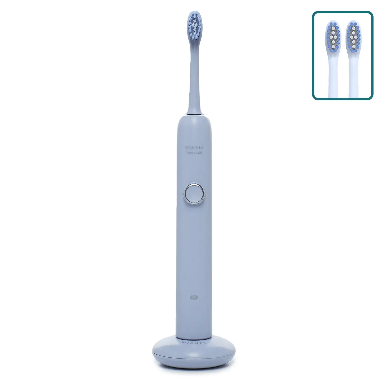 Cepillo de dientes eléctrico con batería recargable y cabezal. Carga inalámbrica inductiva.