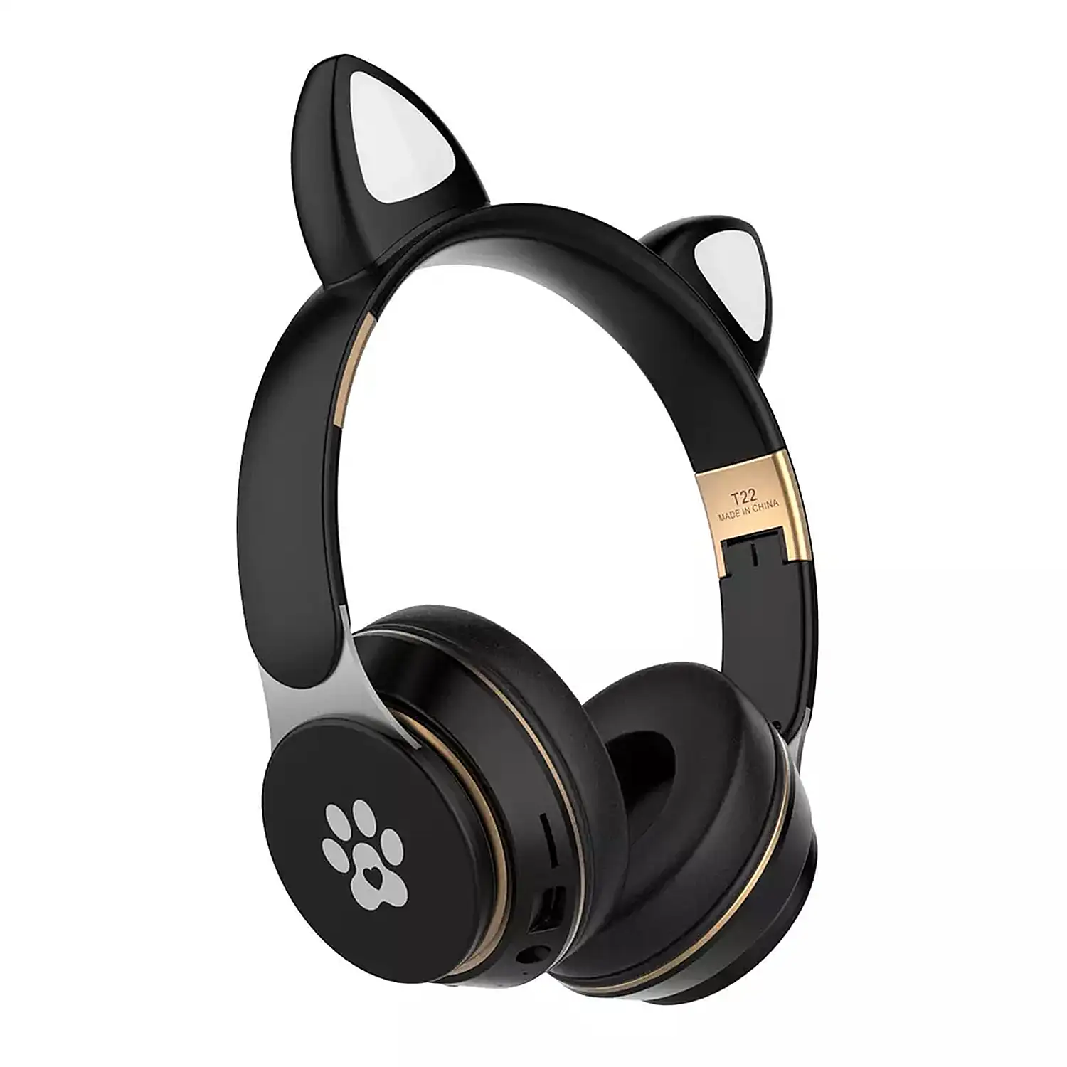 Auriculares para juegos Moda Bluetooth Niños Adultos Oreja de gato