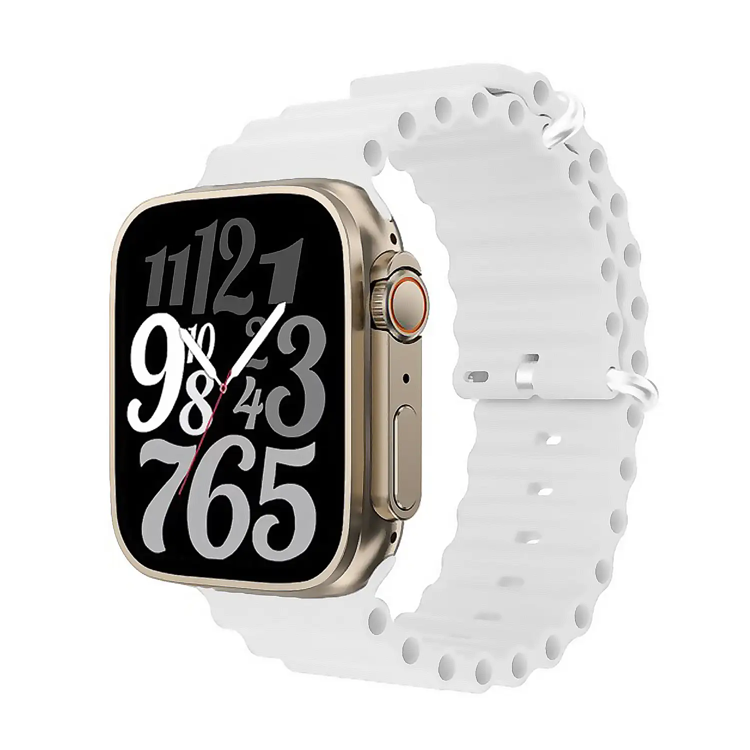 Smartwatch TRAIL S con monitor de oxígeno en sangre y tensión, notificaciones de Apps, pantalla de 1,83. Correa Sea band.