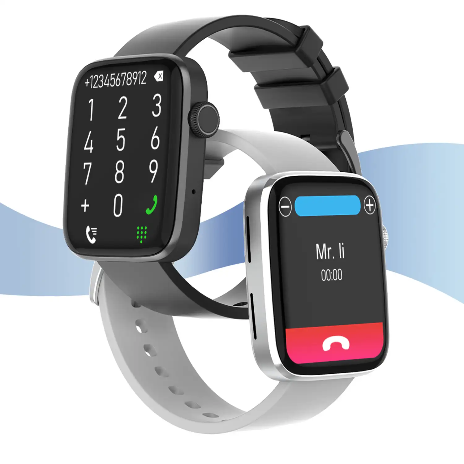 Smartwatch DT1 con corona giratoria inteligente, monitor de tensión y O2 en sangre; 11 modos multideportivos. Fondos personalizables.