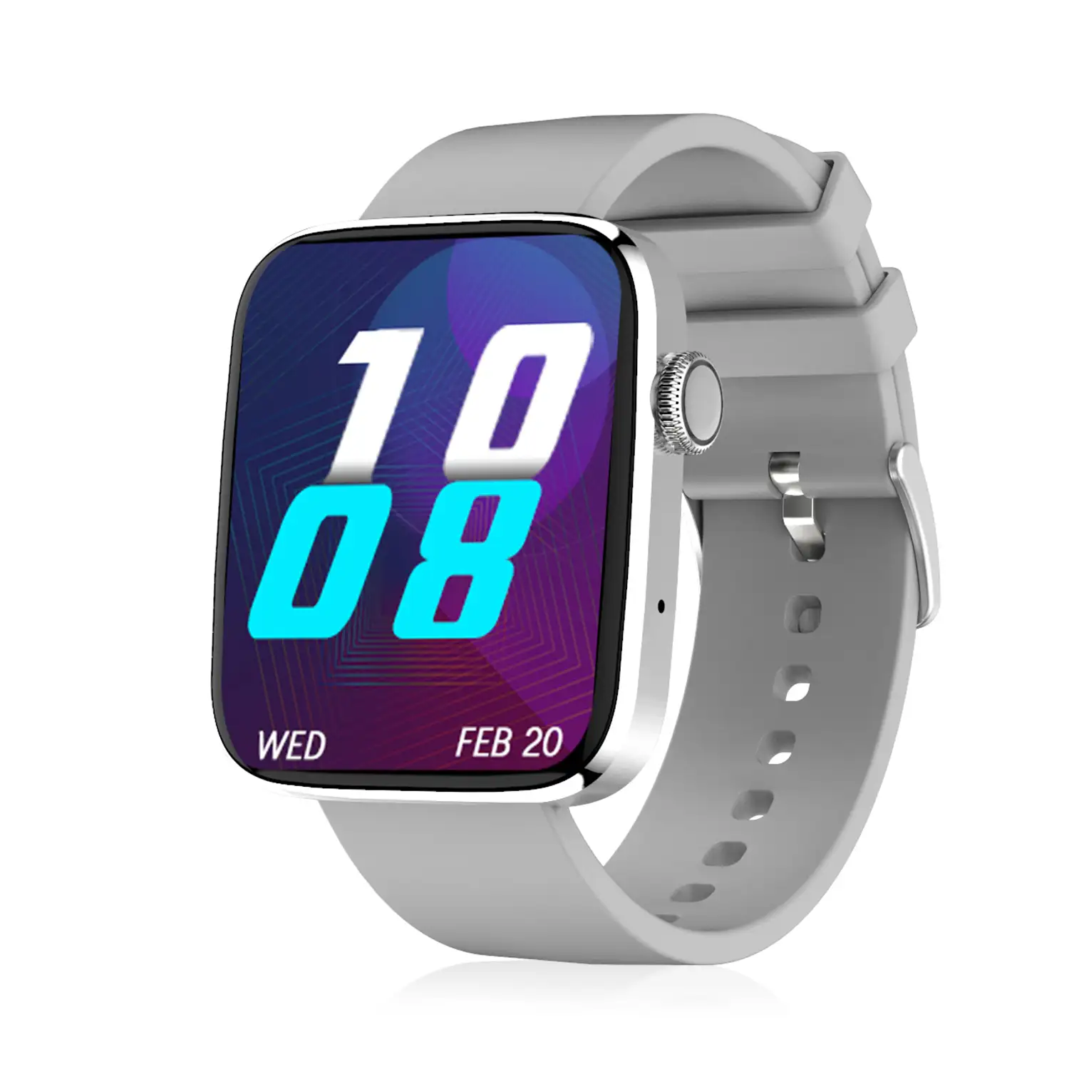Smartwatch DT1 con corona giratoria inteligente, monitor de tensión y O2 en sangre; 11 modos multideportivos. Fondos personalizables.
