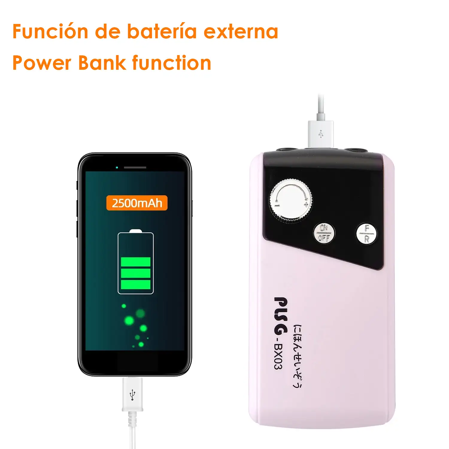 Pulidora de uñas con batería recargable de 2000mAh, hasta 35.000rpm. Velocidad regulable. Incluye 1 cabezal de pulido y lámapara UV de secado.