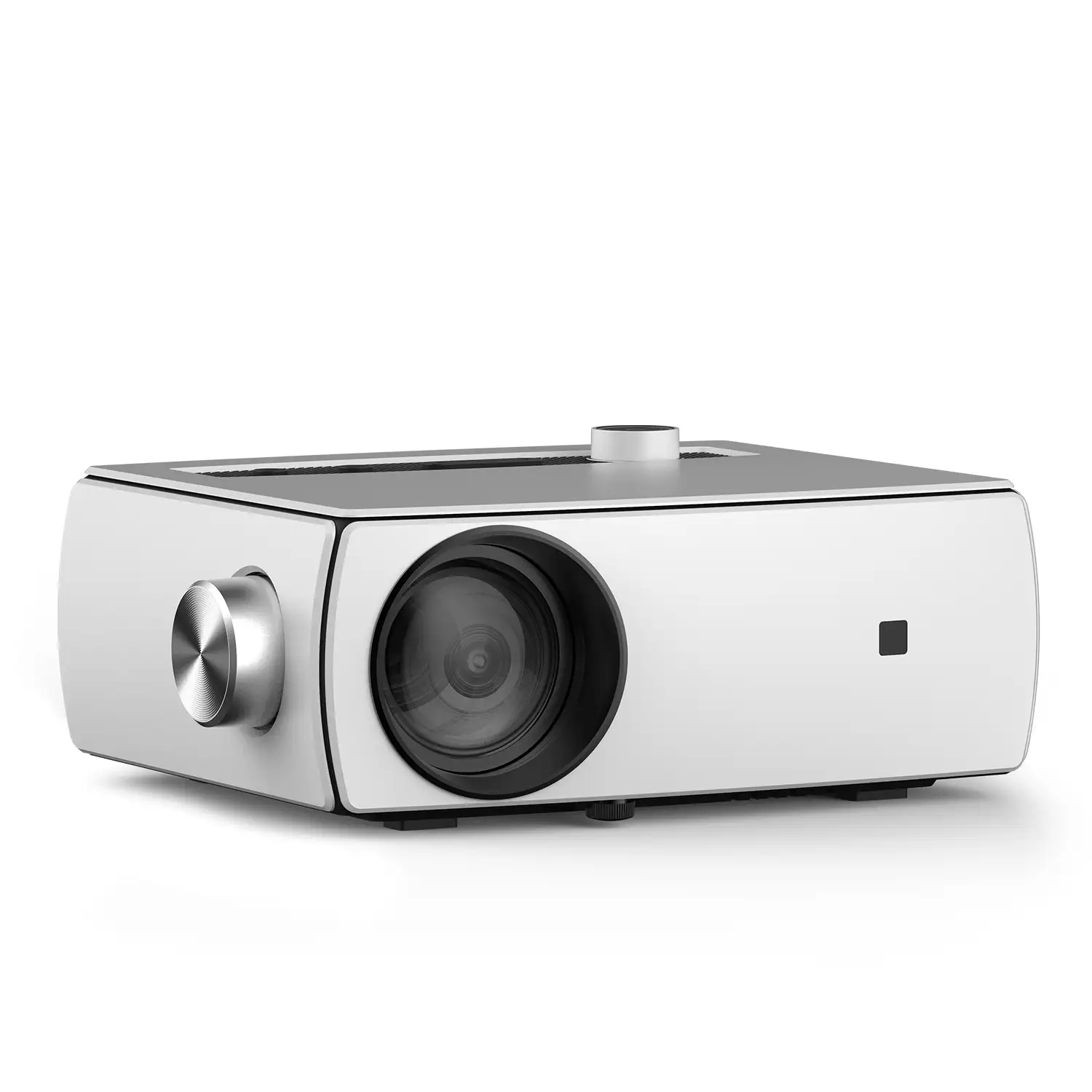 Proyector LCD YG430 Wifi, FHD1080, duplicación de pantalla para iOS y Android. USB/HDMI/AV. De 42.5 a 176 pulgadas, 2300 lm, 2000:1. Con mando a distancia.