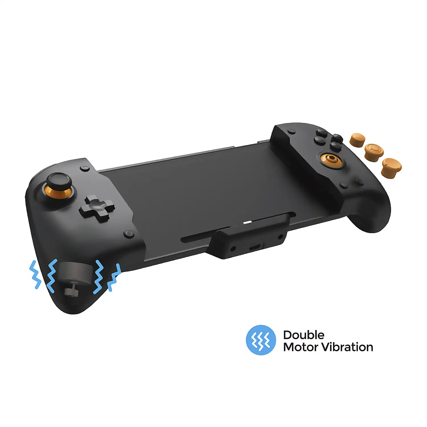 Mando Grip compatible con Nintendo Switch TNS-0160B1. Motores de vibración, sensores giroscópicos, alta ergonomía. Incluye funda semirígida.