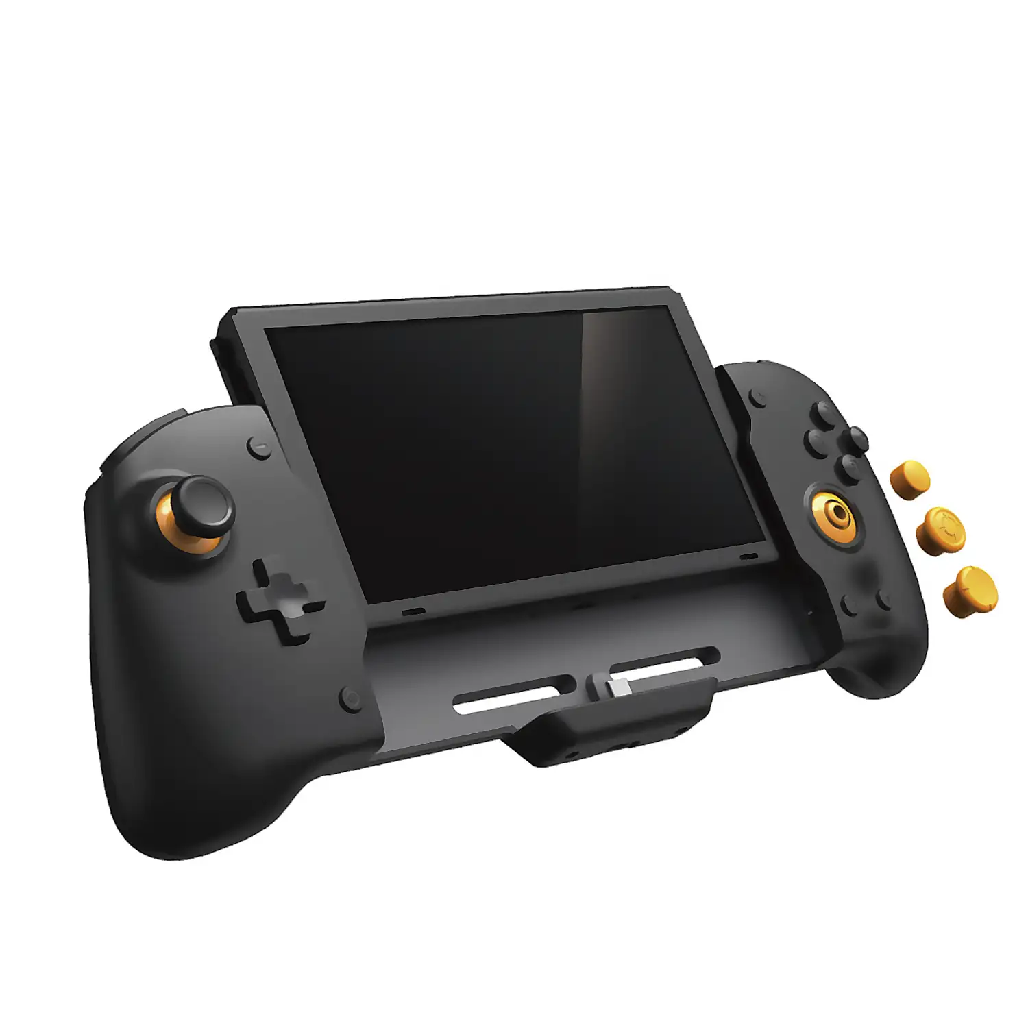 Mando Grip compatible con Nintendo Switch TNS-0160B1. Motores de vibración, sensores giroscópicos, alta ergonomía. Incluye funda semirígida.