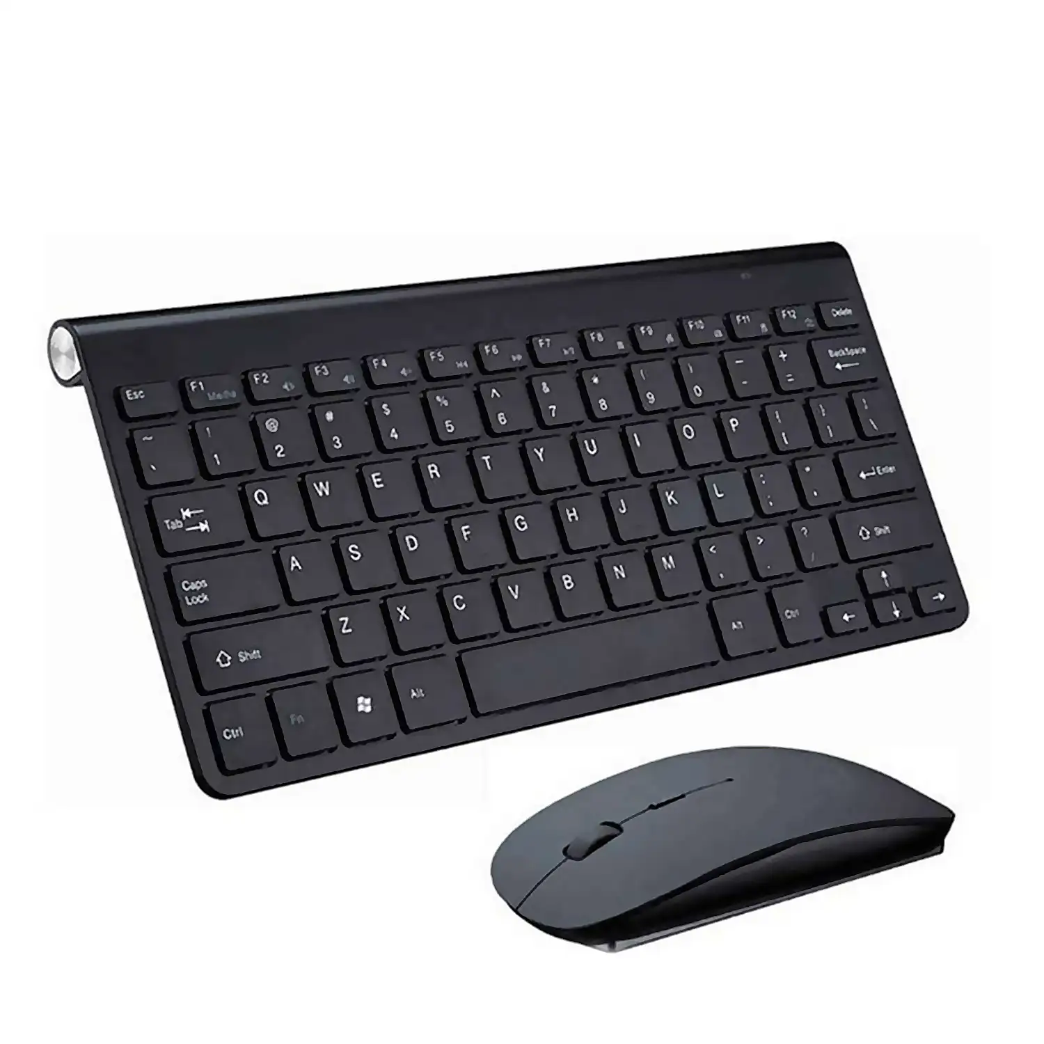 Teclado y ratón inalámbrico en color metalizado 908