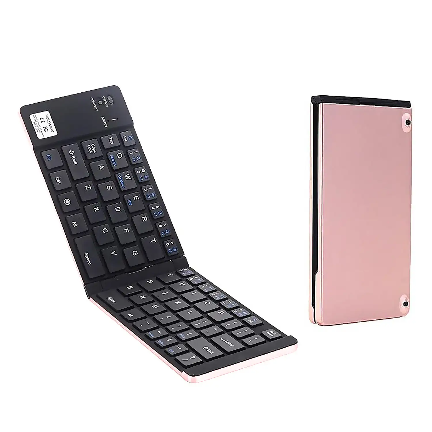Teclado plegable 228. Compatible con Windows, IOS y Android. Ultrafino.