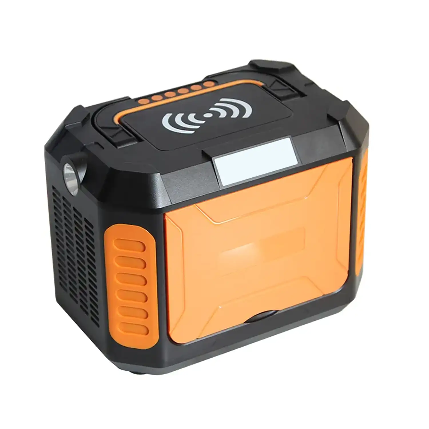 Estación de energía portátil XY-200, 500W. Salidas DC 12V y 24V, USB, incluye luz LED. Tamaño: 24,5x18x18 cm; 5kg.