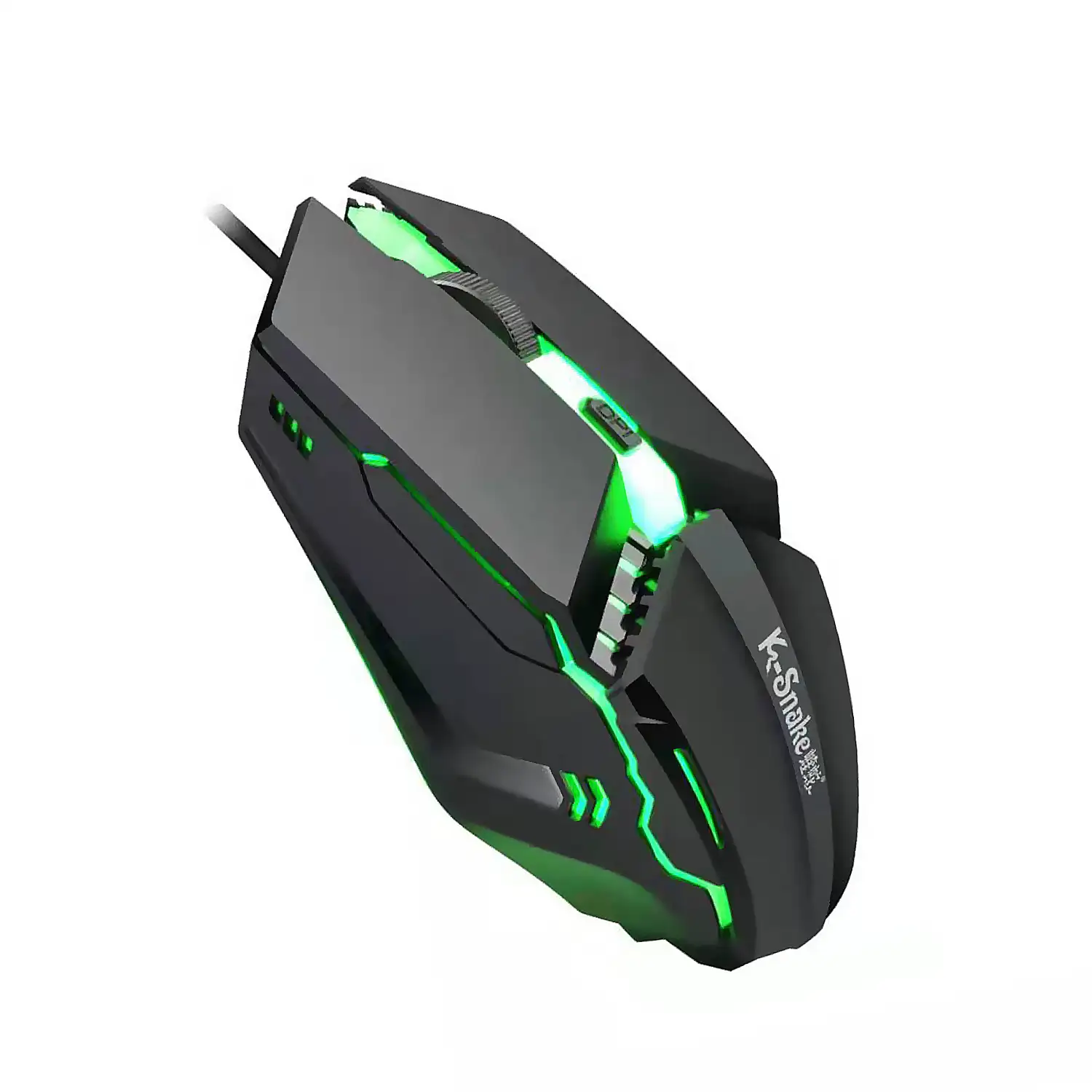 Ratón gaming M11 con luces LED RGB. 800, 1200 y 1600 dpi.