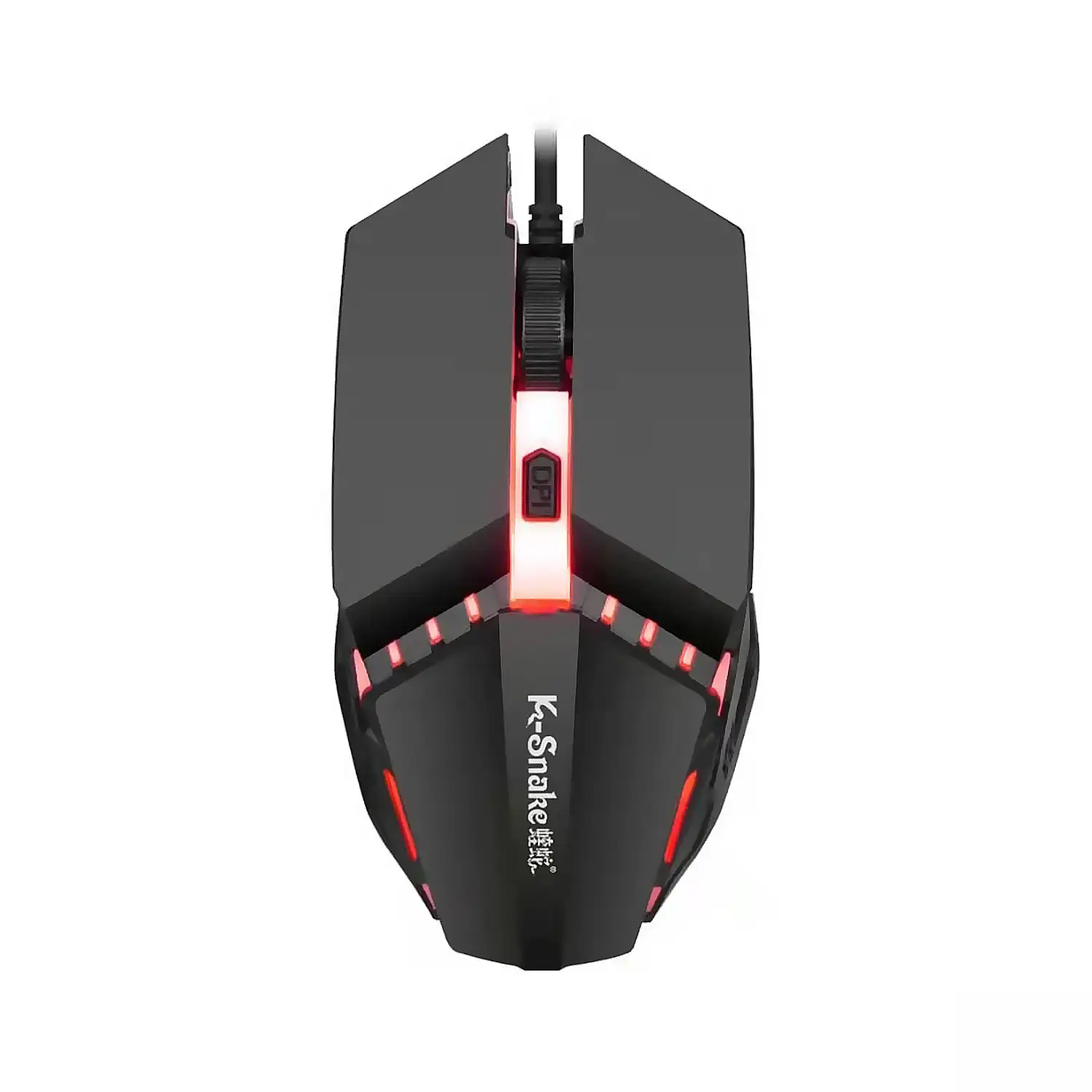 Ratón gaming M11 con luces LED RGB. 800, 1200 y 1600 dpi.