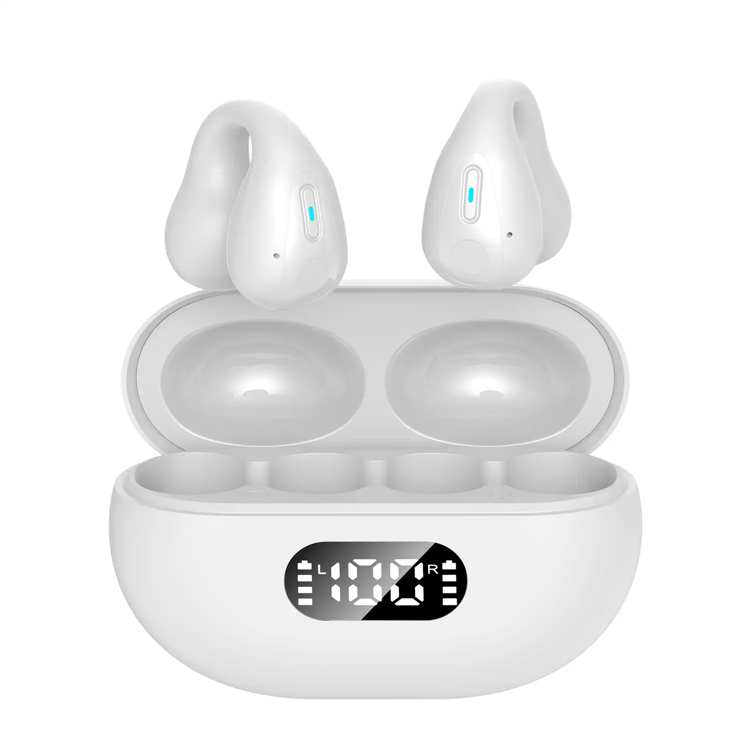 Auriculares TWS R15. Base de carga 300mAh.