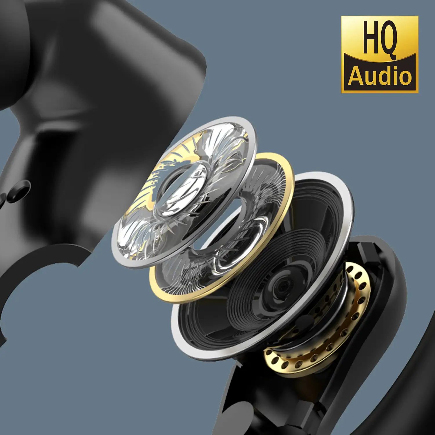 Auriculares TWS A8 con pantalla indicadora de carga. Base de carga 500mAh.