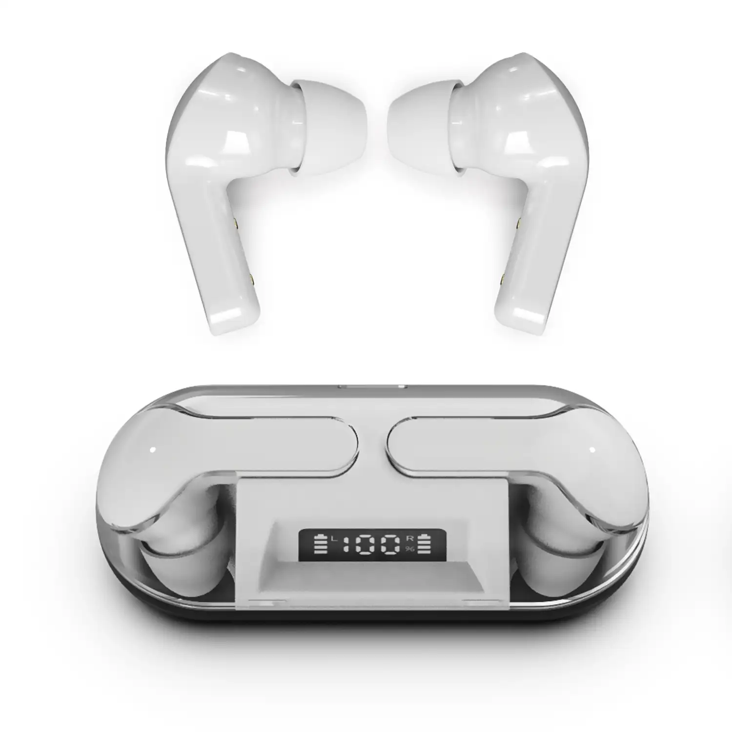 Auriculares TWS Air 13 Pro. Base de carga 200mAh.