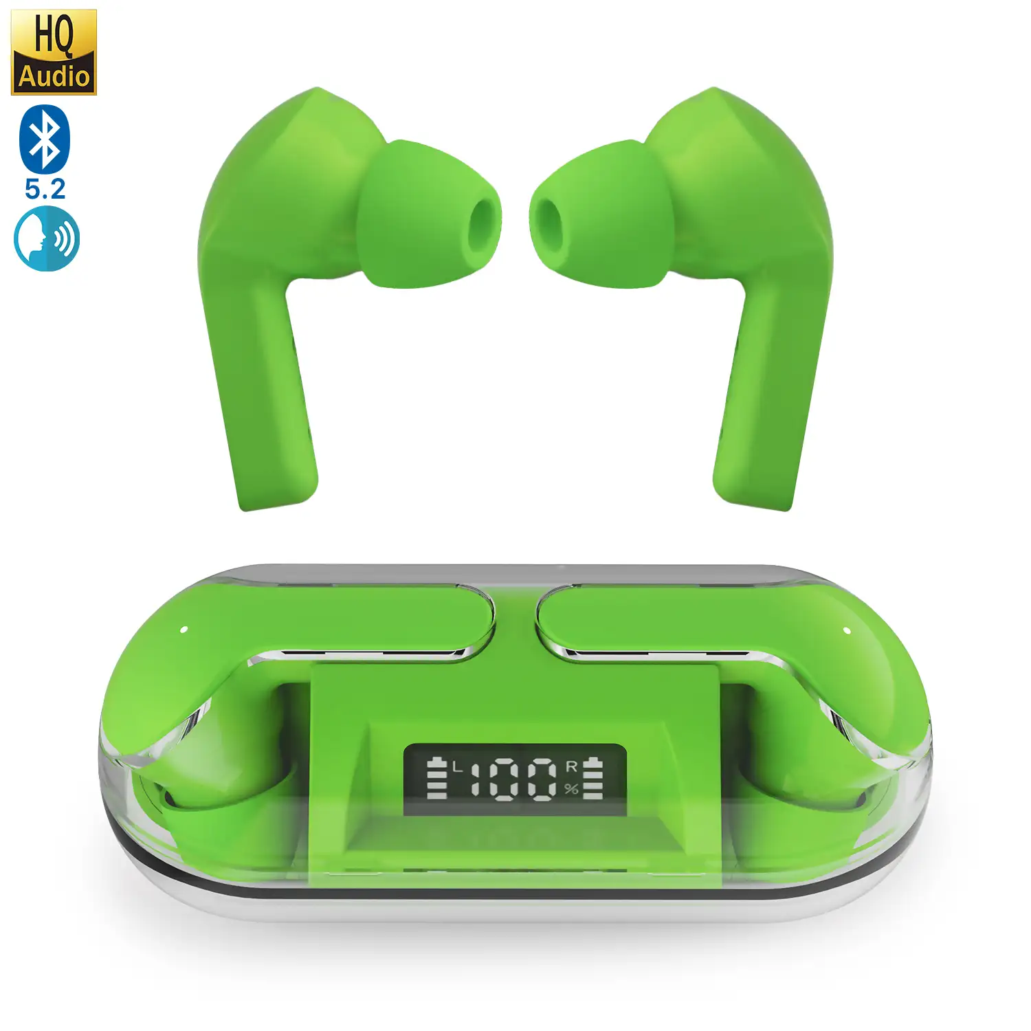 Auriculares TWS Air 13 Pro. Base de carga 200mAh.
