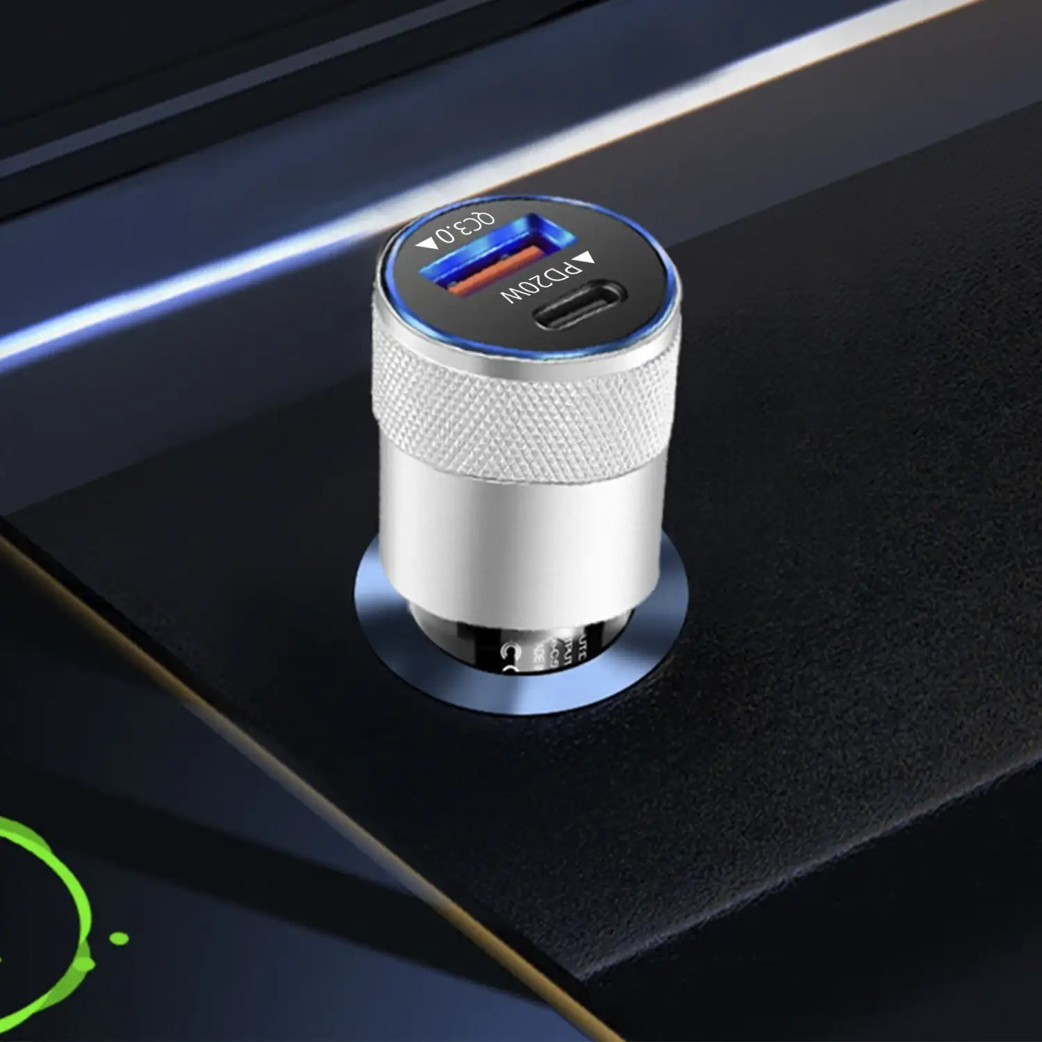 Cargador USB para coche PD 38W