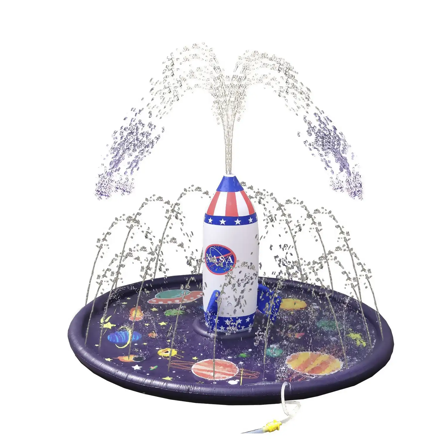 Fuente cohete hinchable Splash Pad. 170x80cm