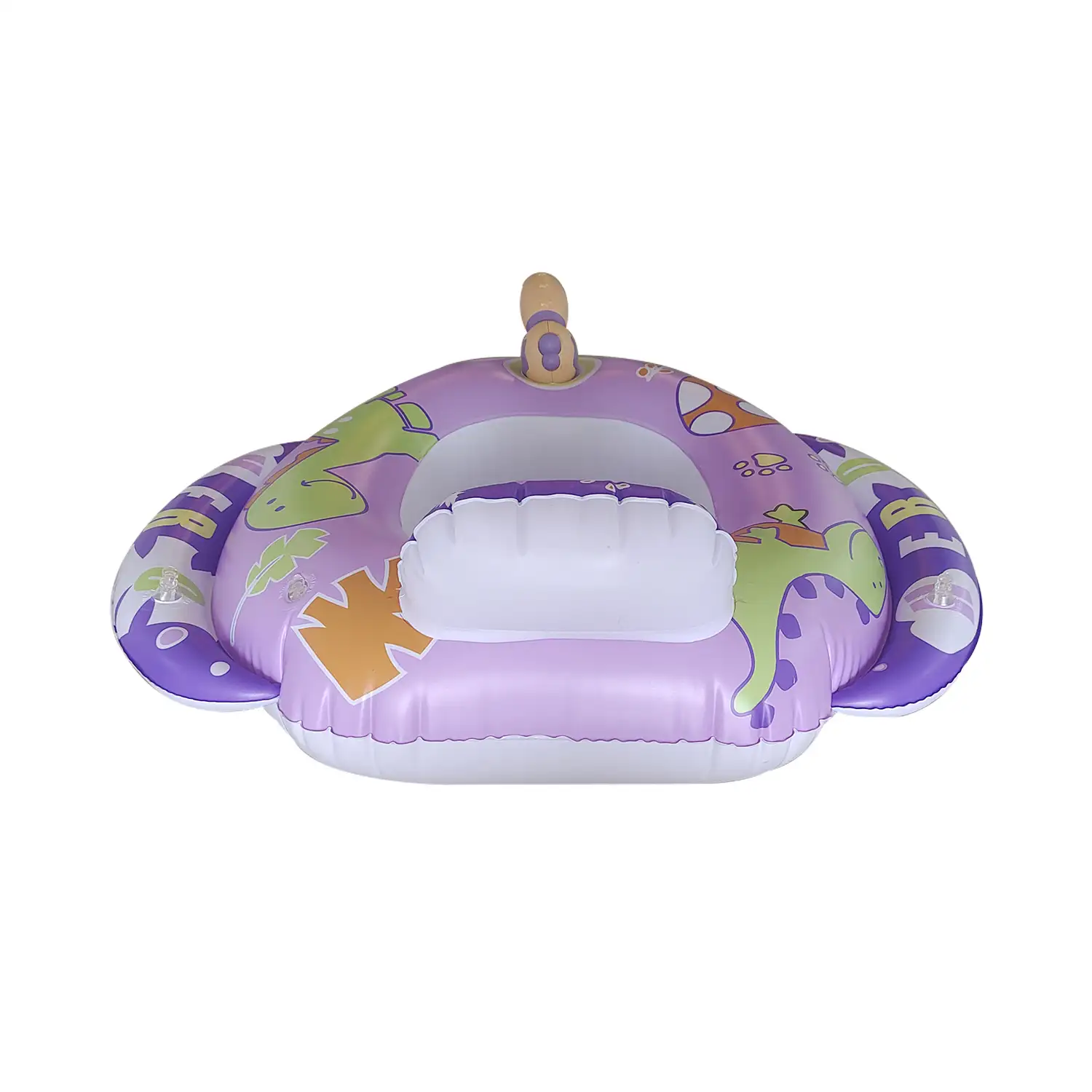 Flotador infantil con pistola de agua. Orificios para piernas. 76x70cm.