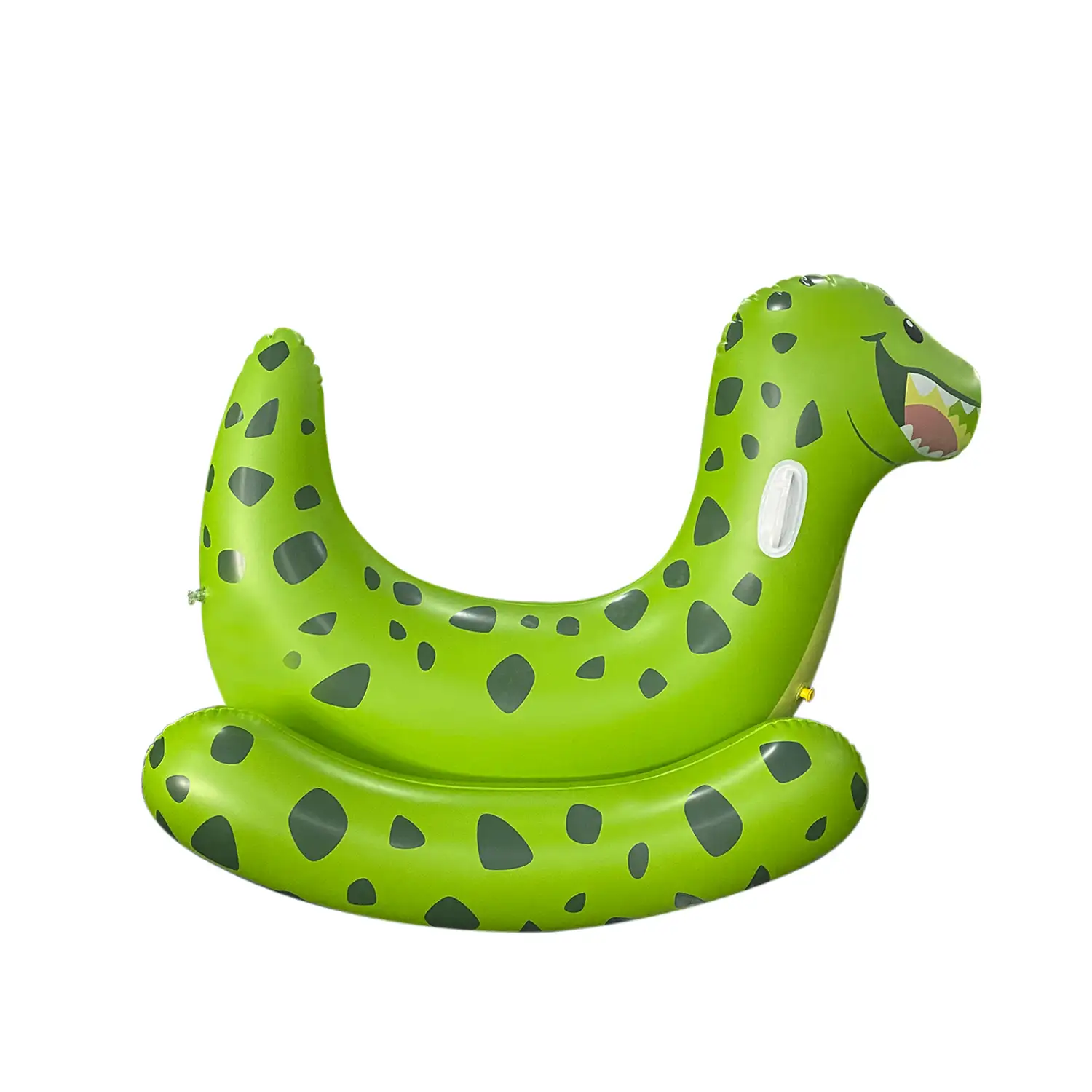 Sillón flotador infantil hinchable, diseño dinosaurio, dispara agua.