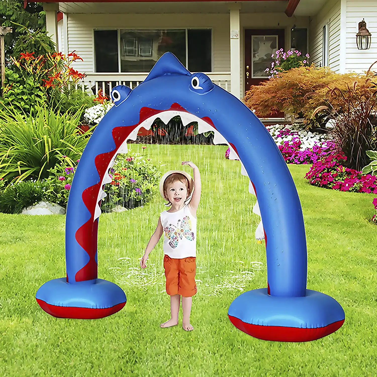 Arco hinchable Splash con chorros de agua. 260x180cm.