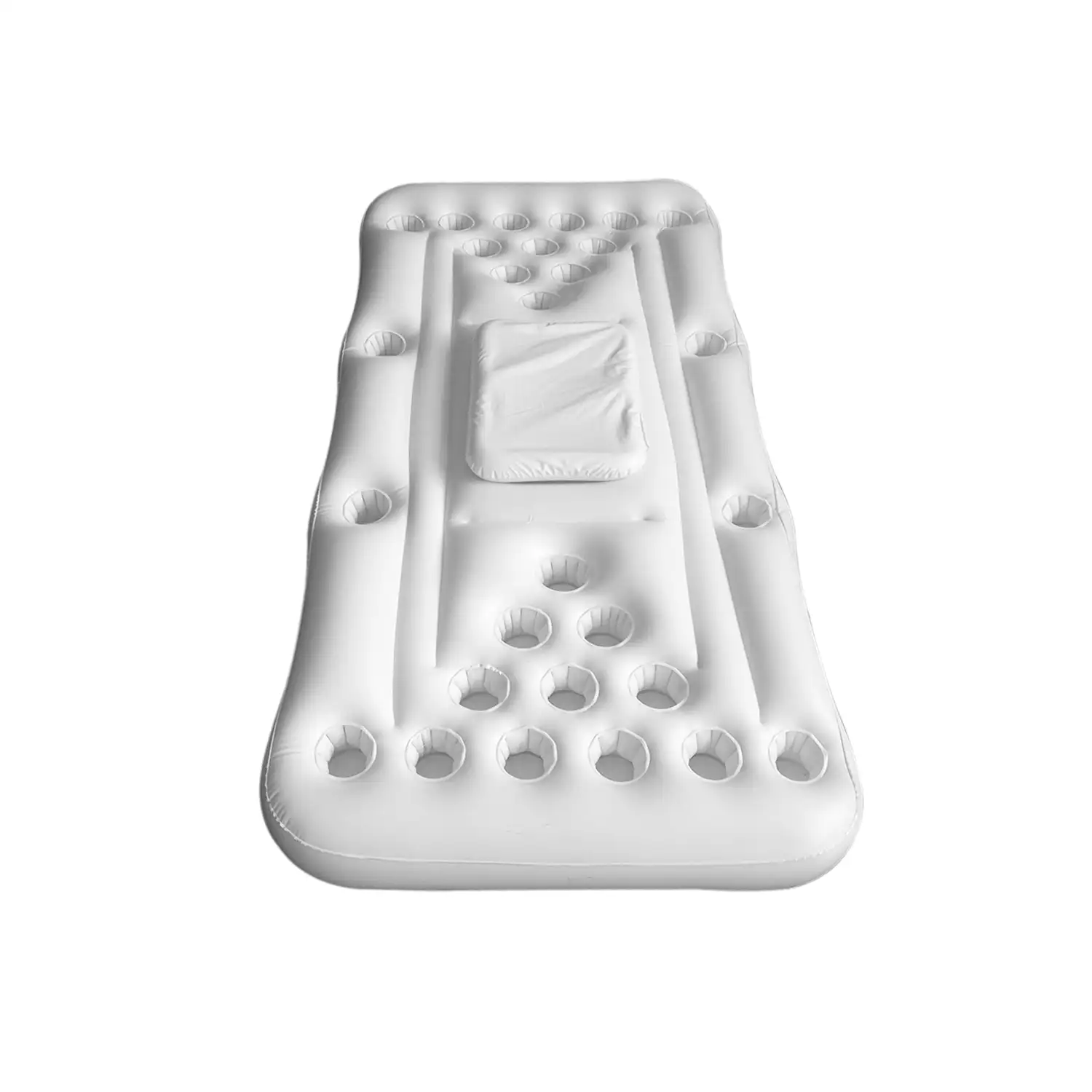 Porta bebidas hinchable, juego de beer-pong, barra de bar de piscina.