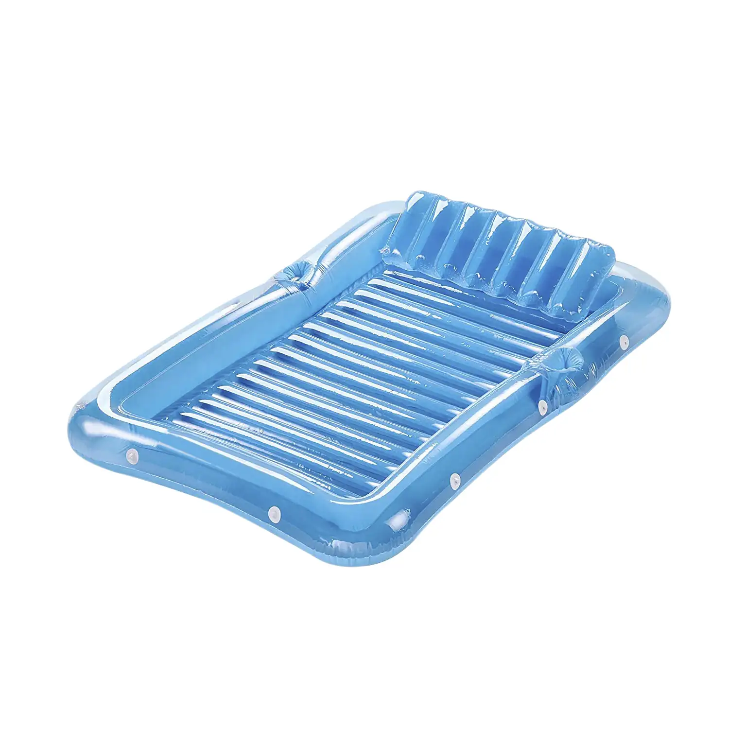 Tumbona flotante gigante hinchable para piscina, lago, mar, exteriores.