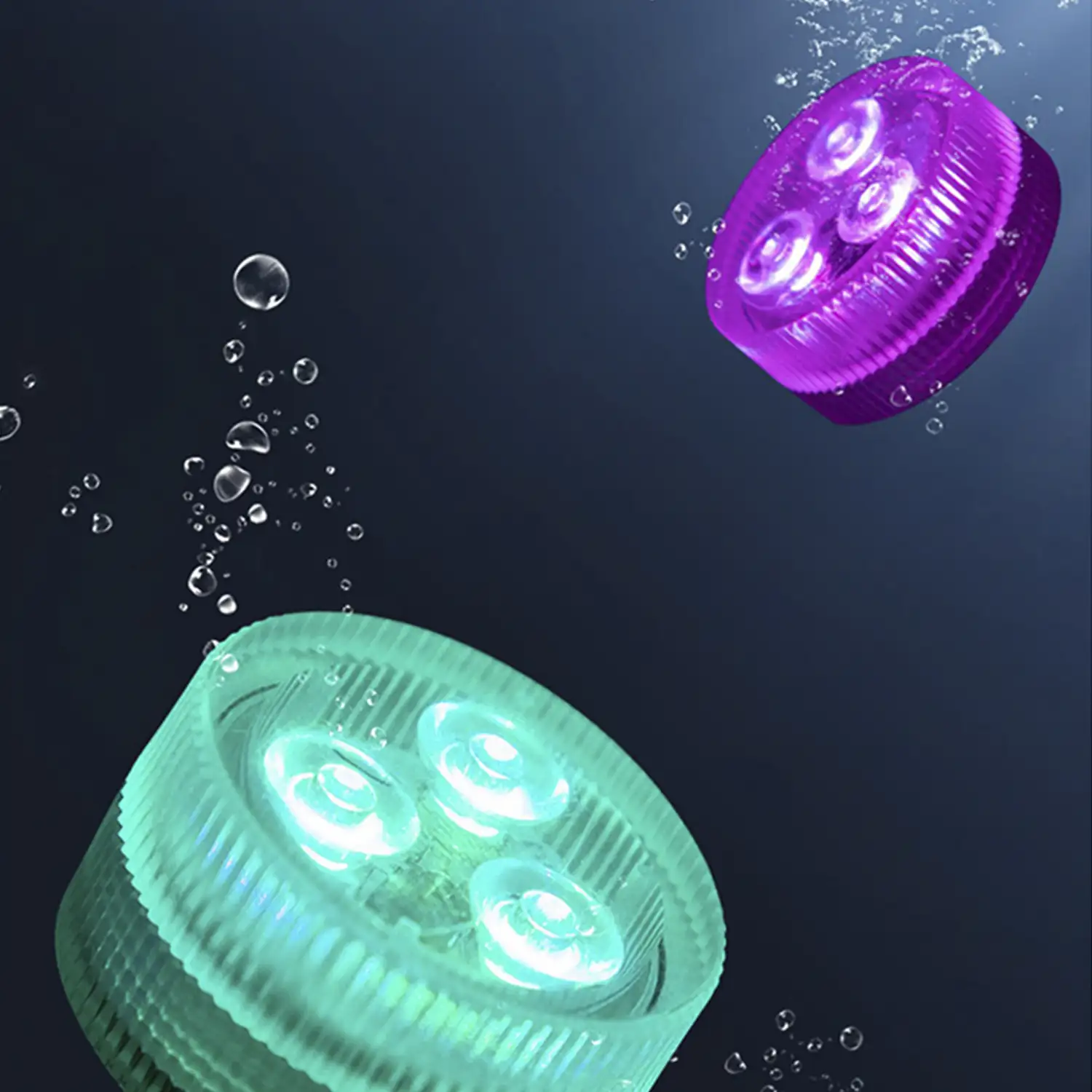Pelotas hinchables de 40cm con luz.