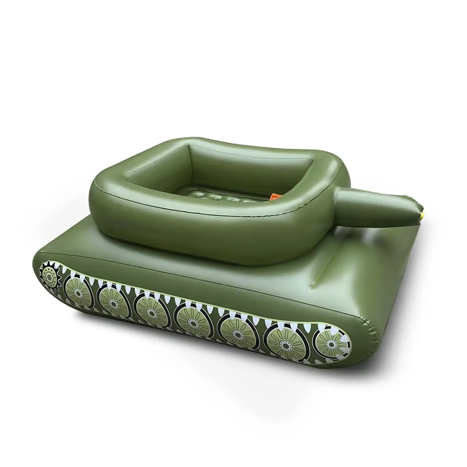 Tanque flotador con pulverizdor cañon de agua. 155x112cm.