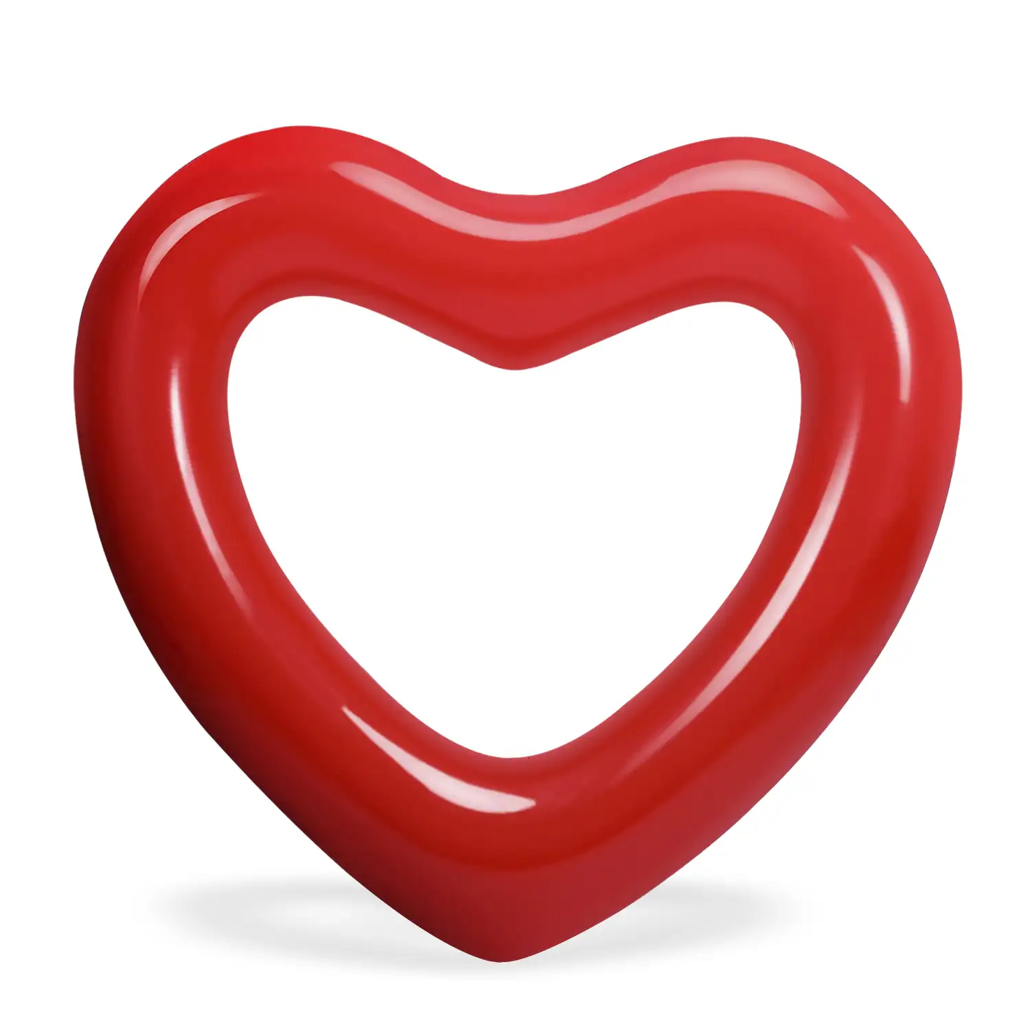 Flotador de 120cm con forma de corazón.