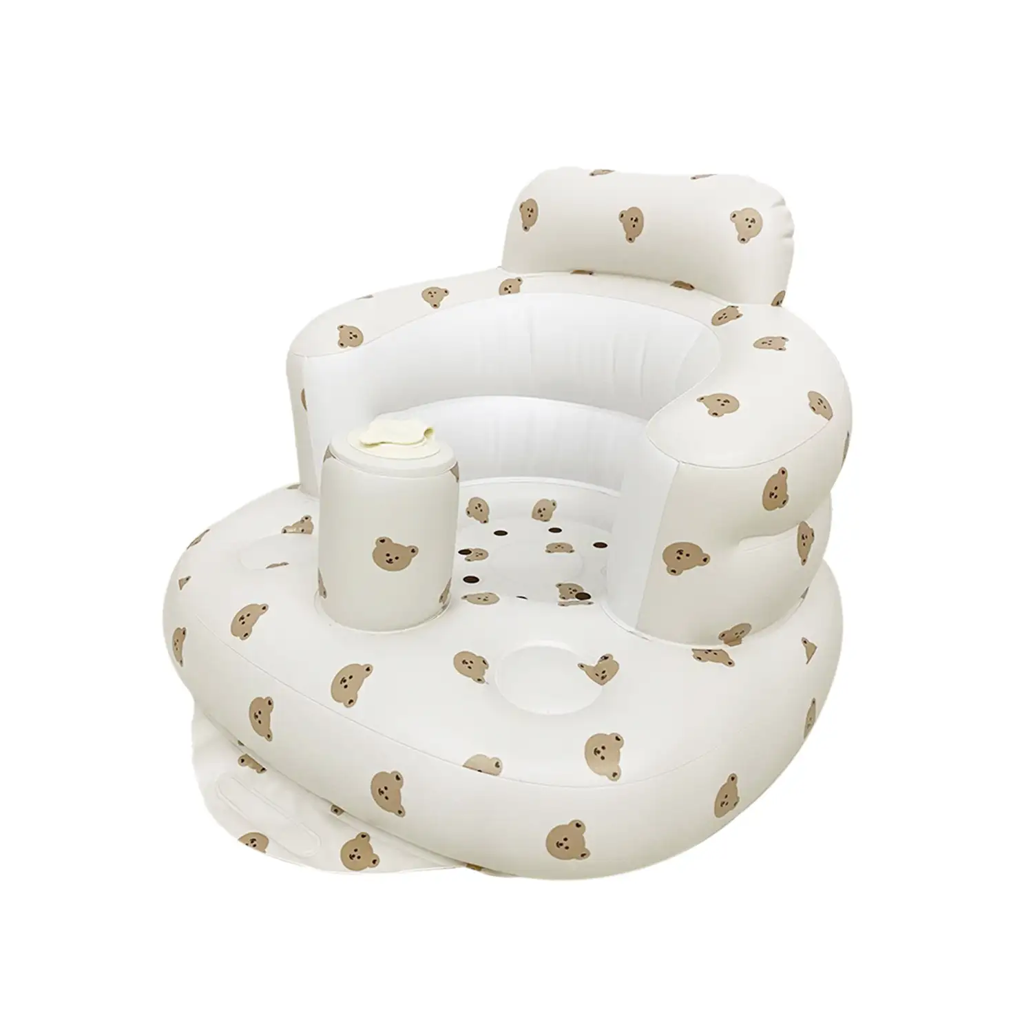 Silla hinchable para bebés, diseño ositos.