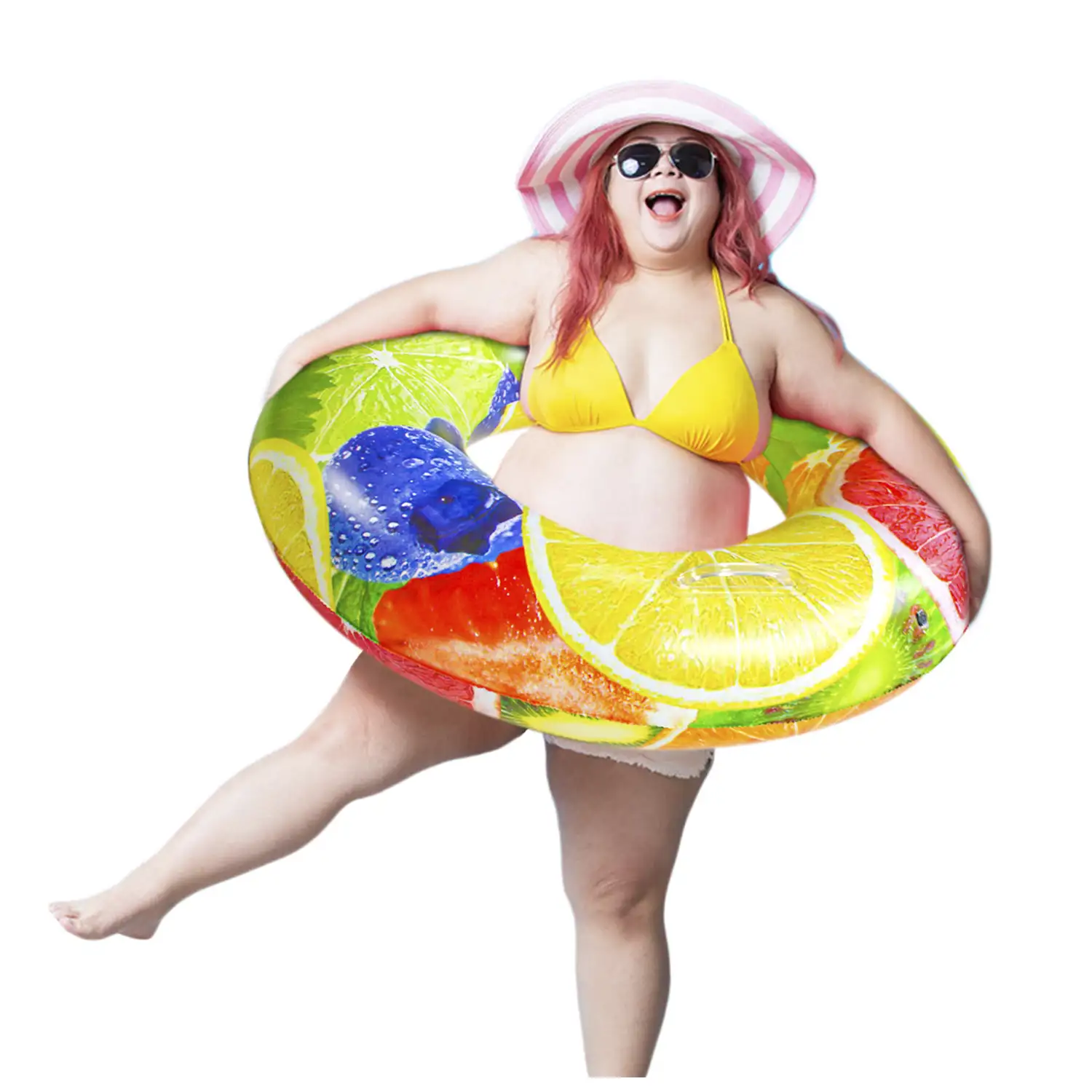 Juego de flotadores redondos en 3 tamaños. 60, 80 y 100cm.