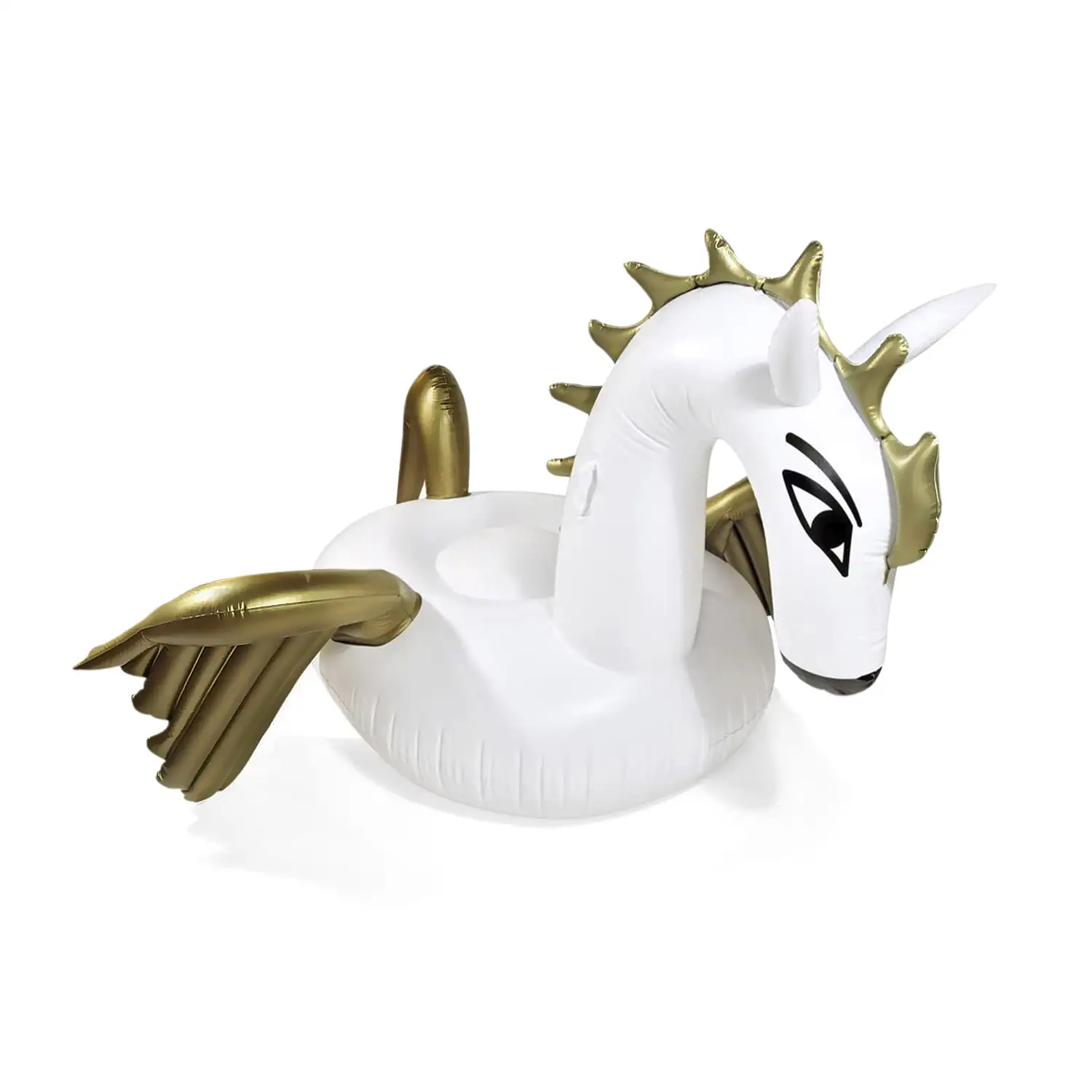 Colchoneta hinchable XXL con forma de Caballo Alado, pegaso. 250x250cm.