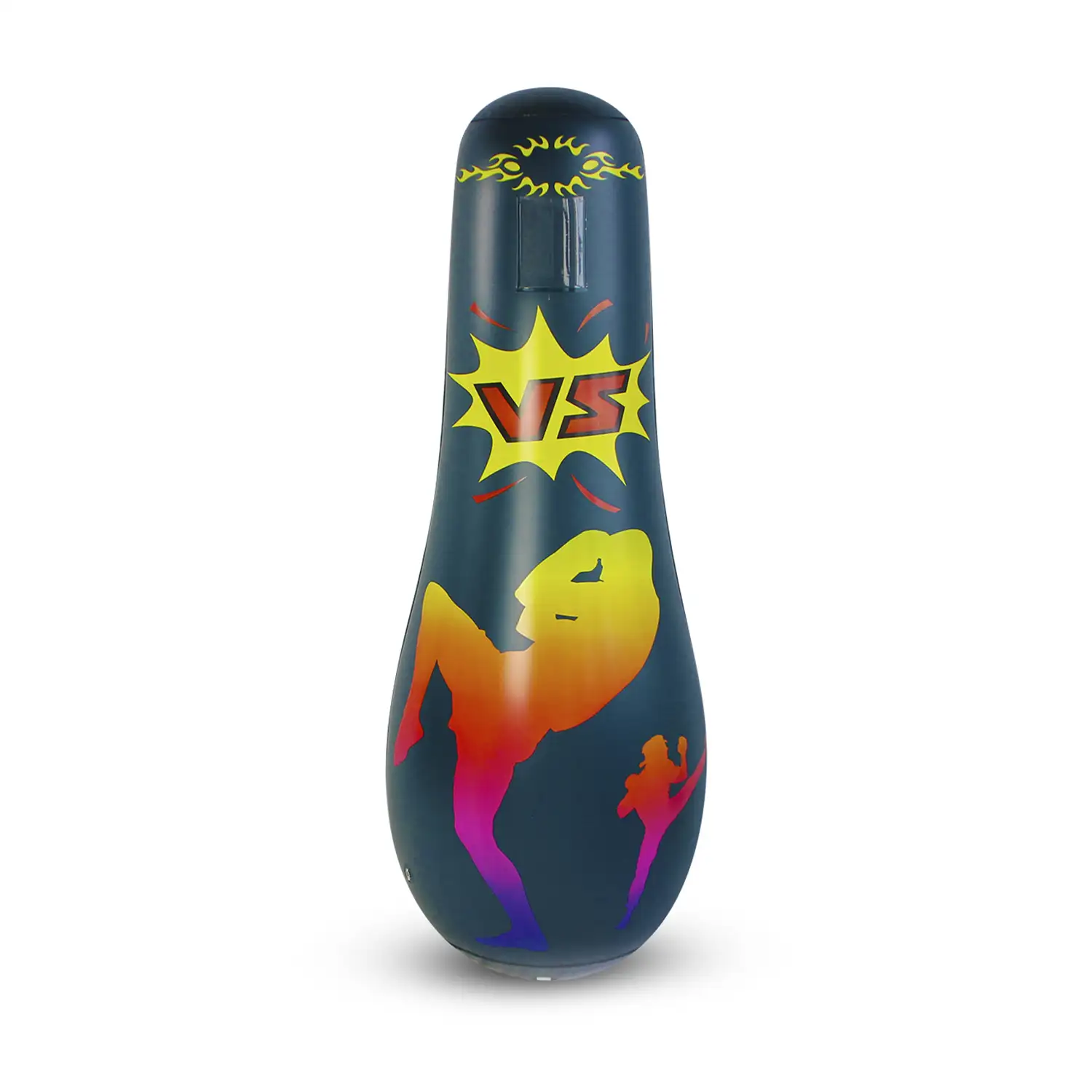 Punching ball tentetieso hinchable, practica karate, boxeo. 165cm.