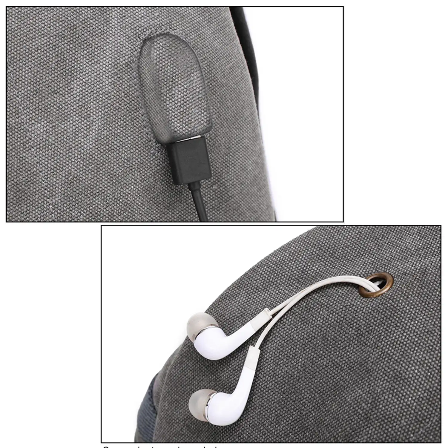Mochila con cargador USB incorporado