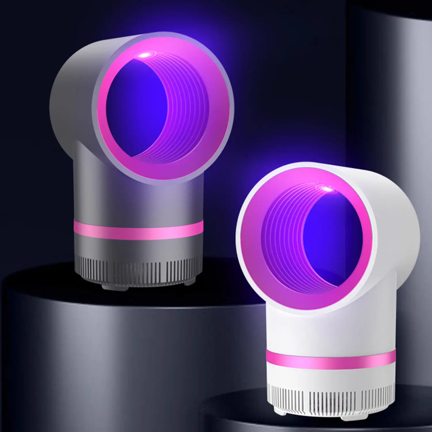 Atrapa mosquitos eléctrico W4, con luz led UV y aspirador.