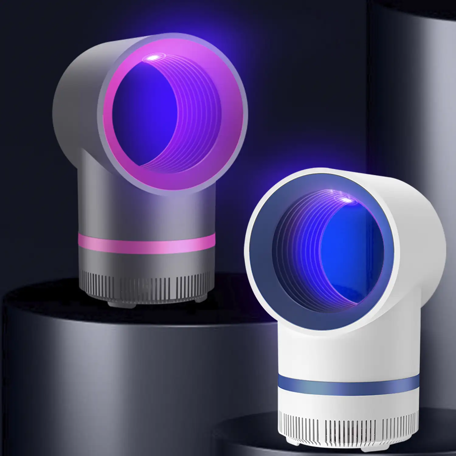 Atrapa mosquitos eléctrico W4, con luz led UV y aspirador.