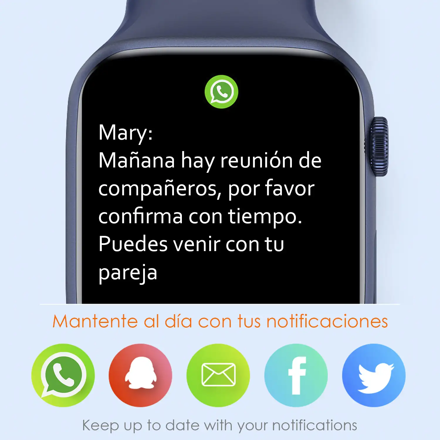 Smartwatch W28Max con pantalla de 1,9, monitor cardiaco y ECG, modo multideportivo, acceso a Siri.