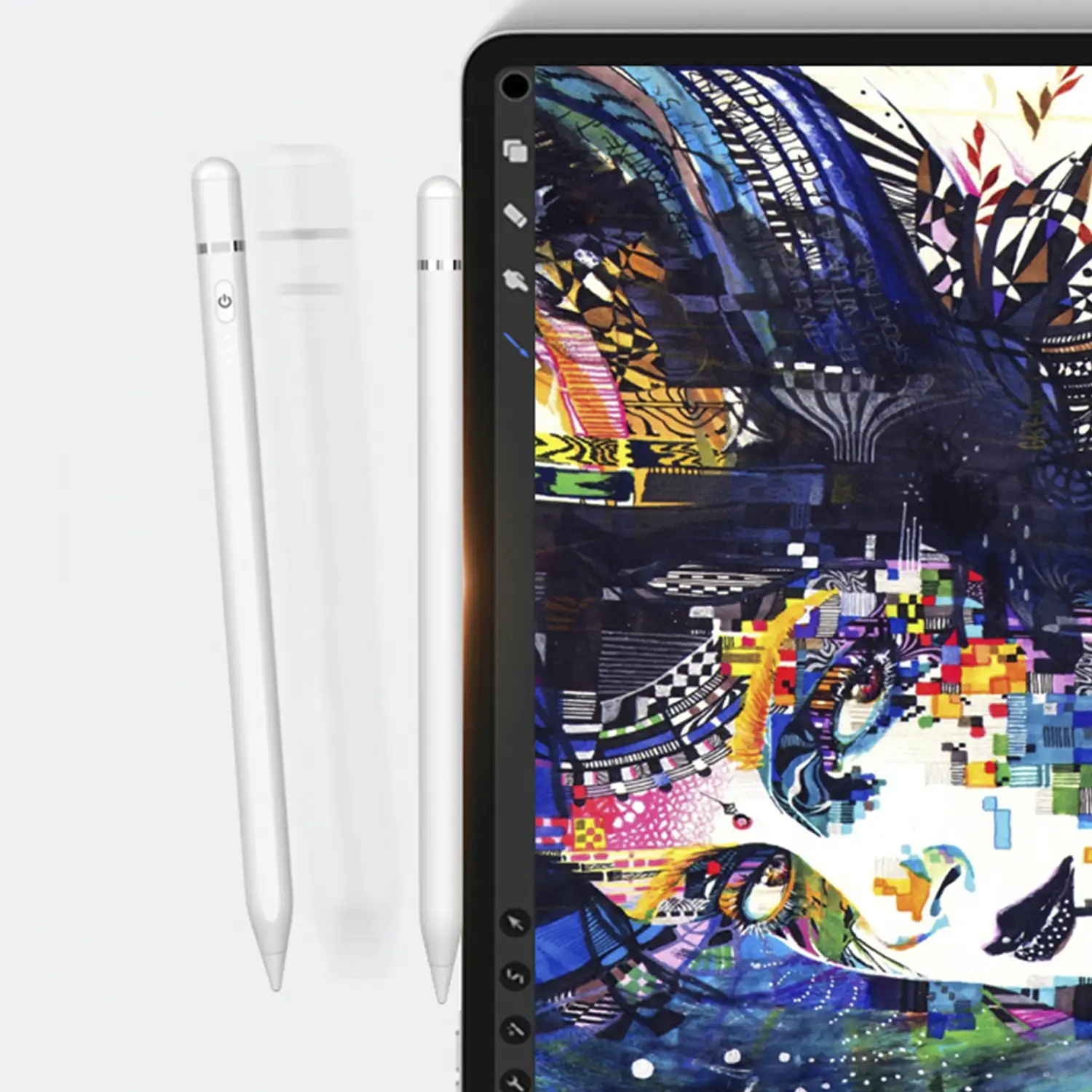 Pencil Pen P7-L para iPad. Apple MFI certificado, con carga Lightning y absorción magnética.
