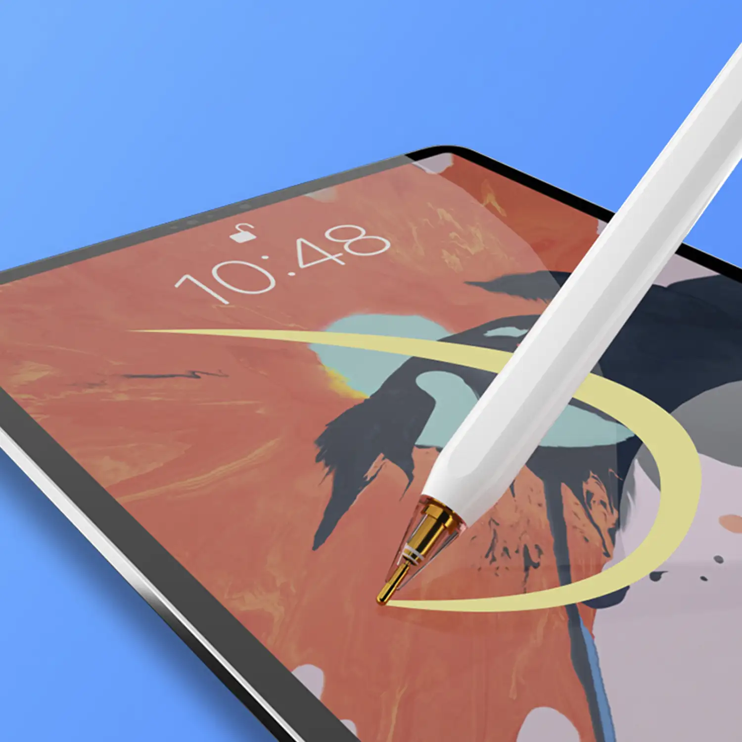 Repuesto de punta de metal para Pencil iPad generacion 1 y 2. Transparente. Colores aleatorios.