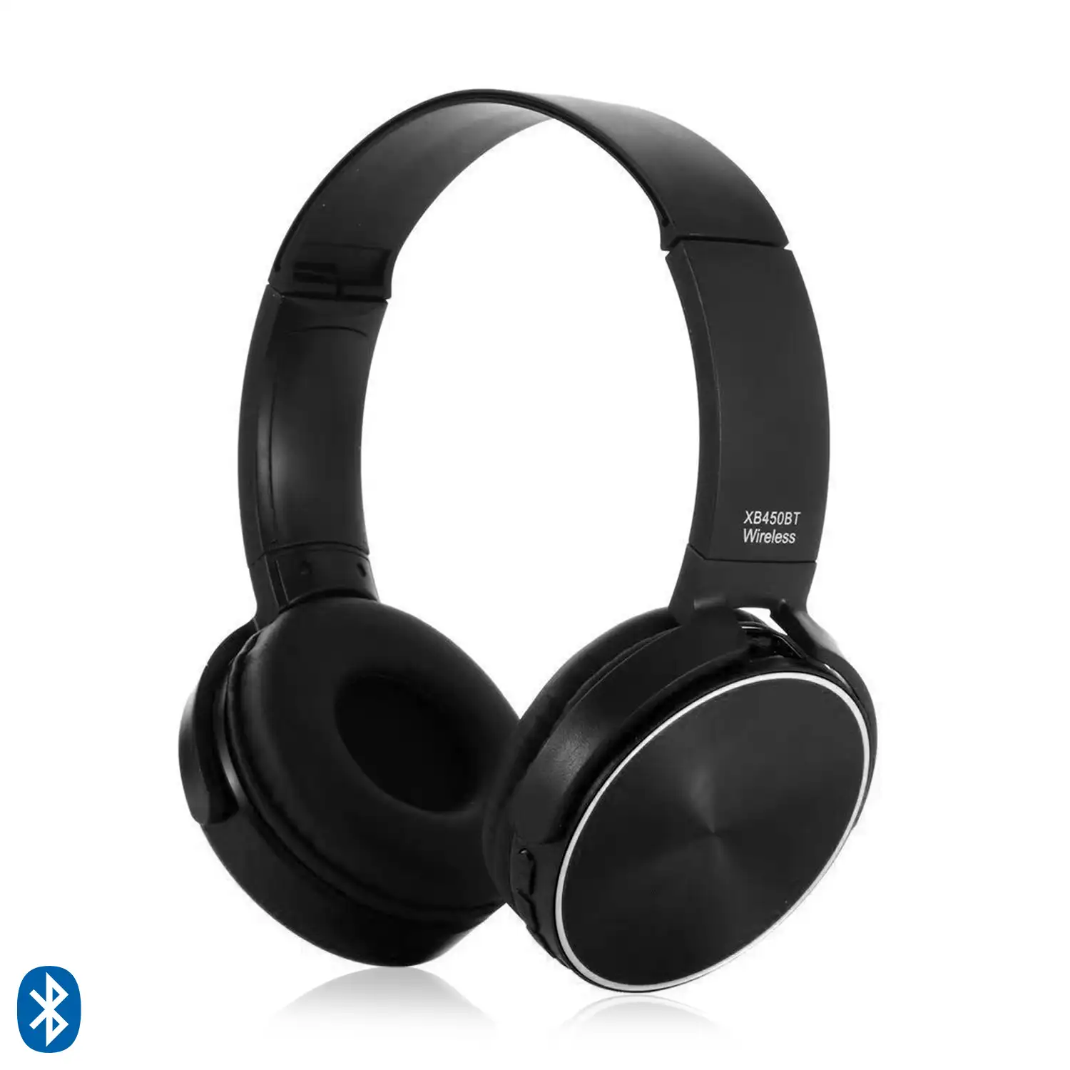 Cascos inalámbricos Bluetooth 450BT. Incluyen cable jack 3,5mm.