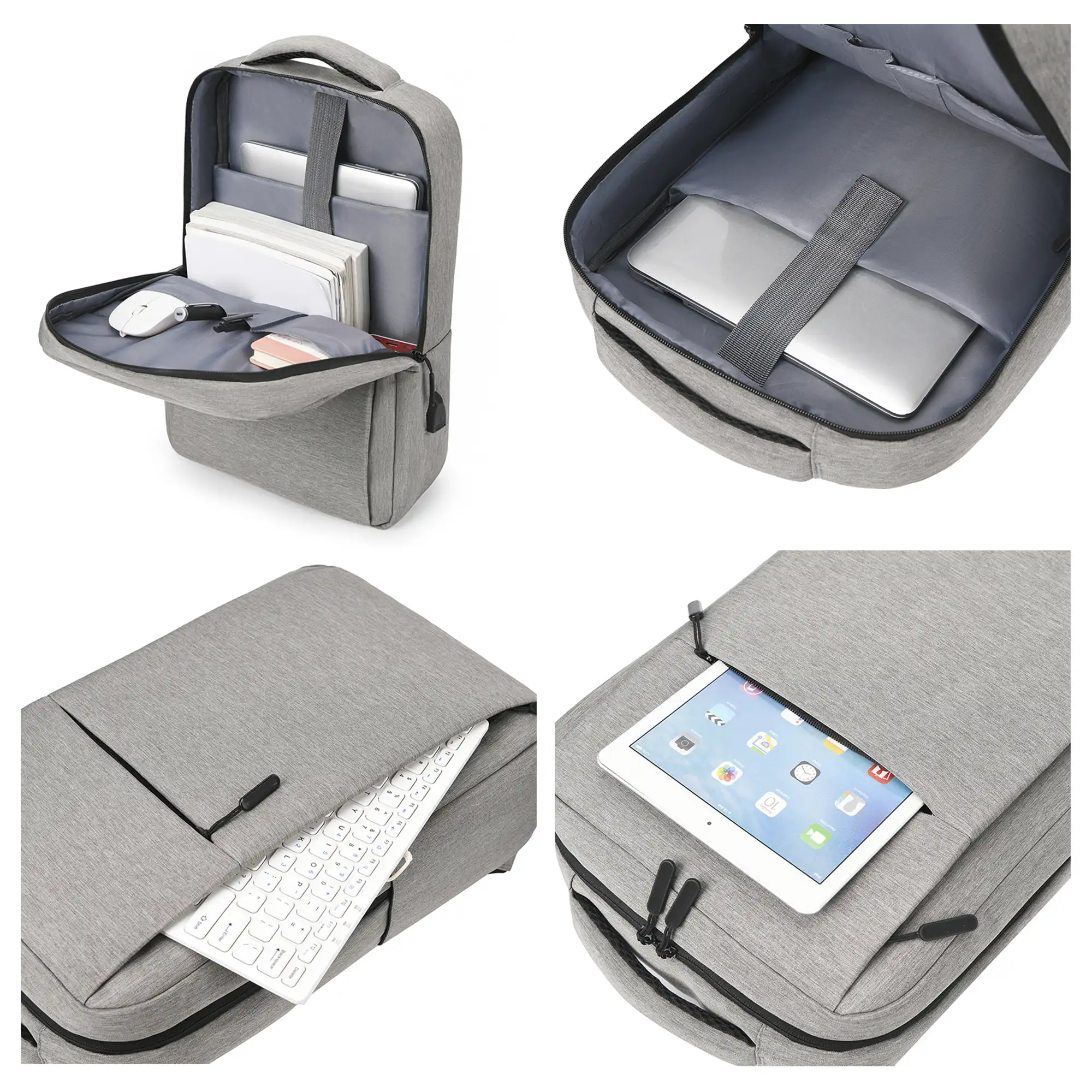 Mochila para Laptop con interfaz de carga USB.