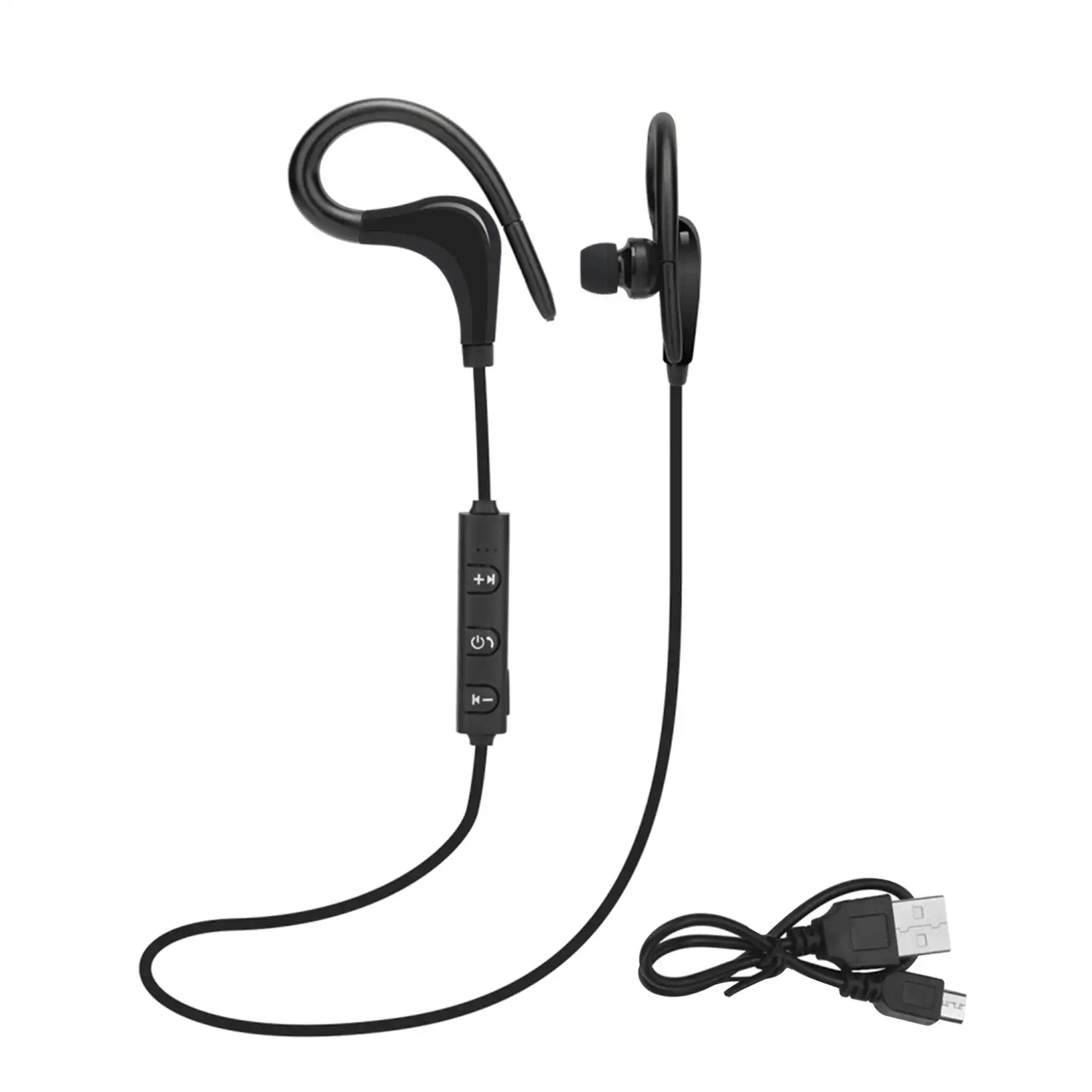 Auriculares deportivos Blueooth 4.1 con manos libres y mando de control.