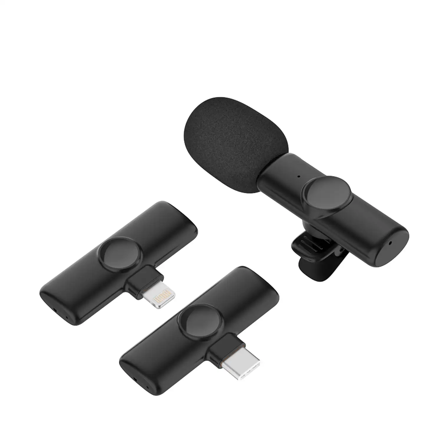 Micro de solapa K11, Plug & Play. Reducción de ruido, bajo retardo, inalámbrico, 2.4GHz. Para iOS y Android.
