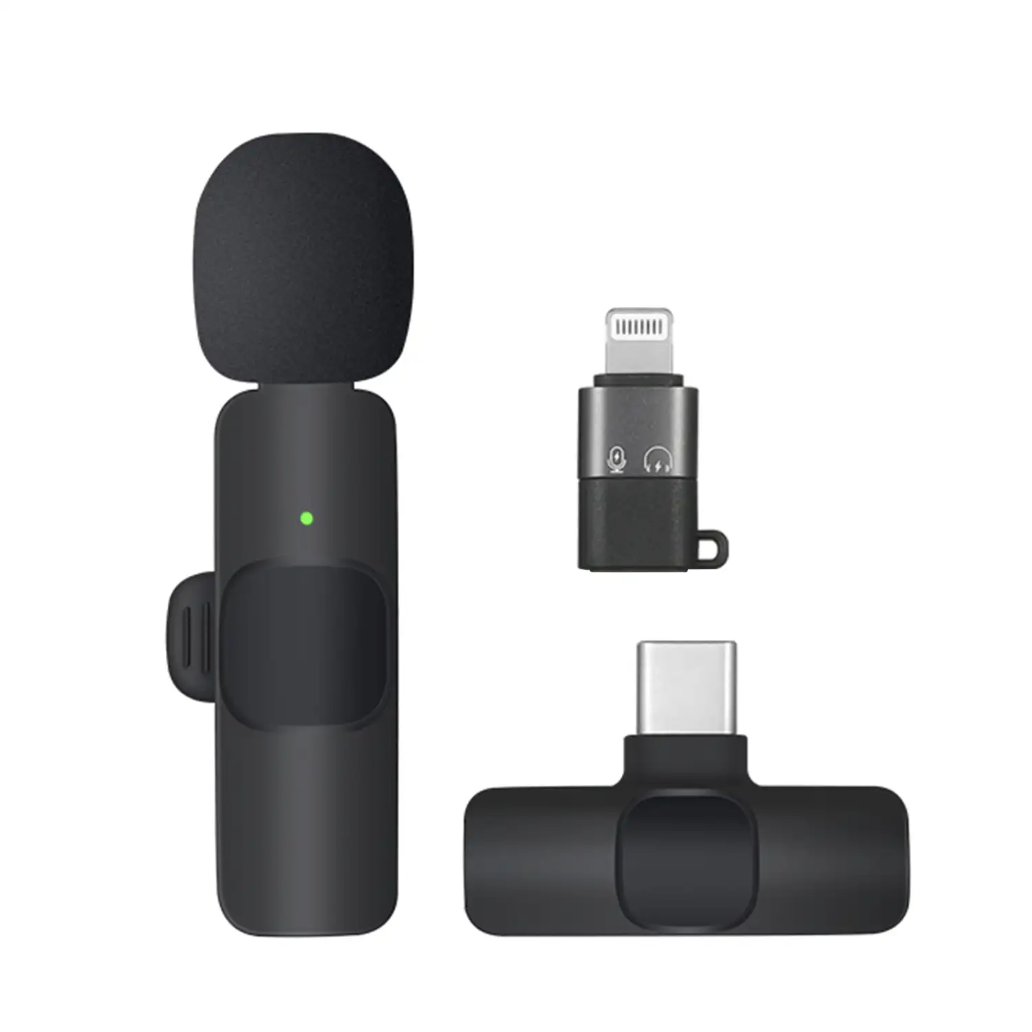 Micrófono inalámbrico profesional K9 de difusión. Para iPhone, Android, PC.