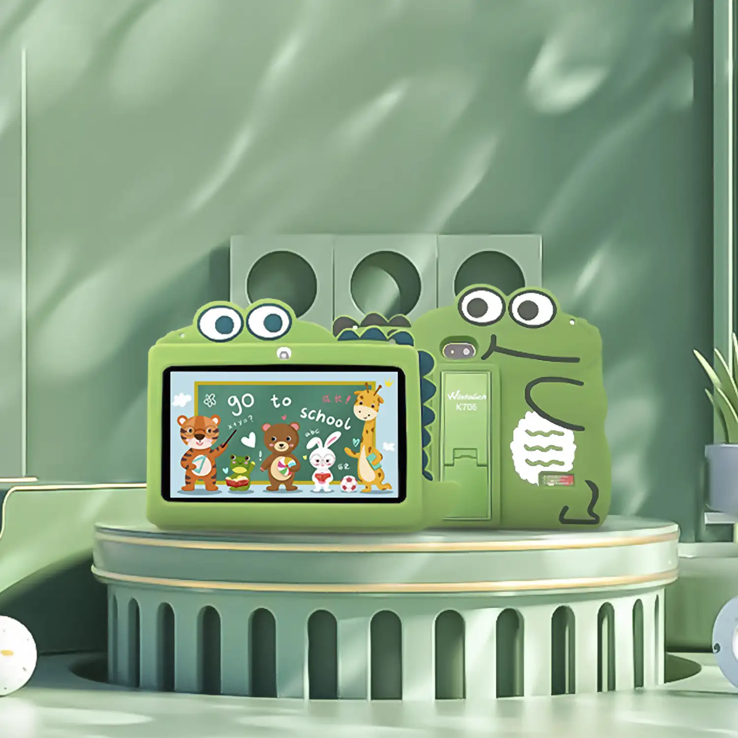 Tablet Infantil K706 WiFi. SO Android 7. Pantalla 7'' 1024x600px. MTK 6735 1GB RAM + 8GB. Doble cámara.