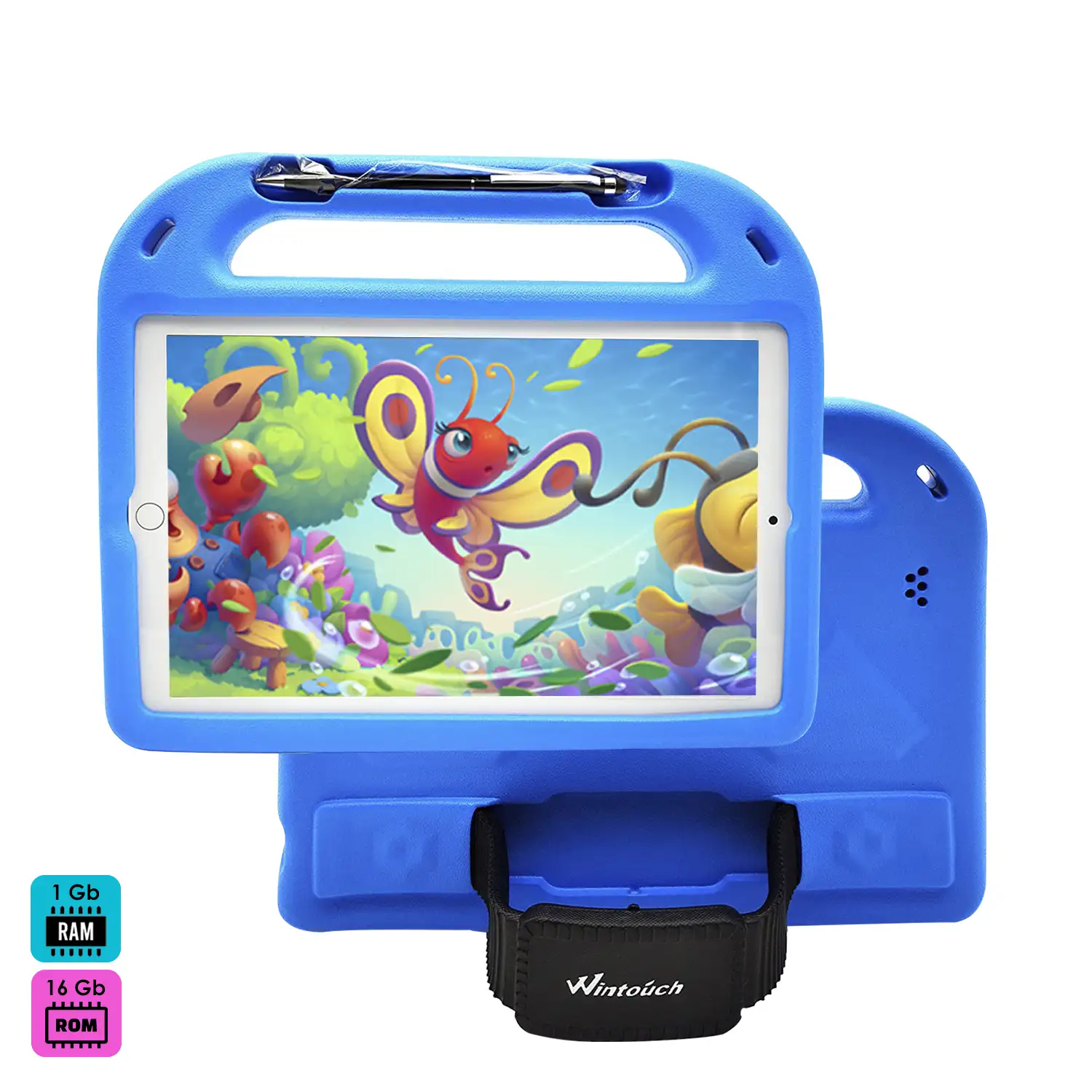 Tablet Infantil K13 3G WiFi. SO Android 5.0. Pantalla 10'' 1280x800px. MTK6592 Octa Core 1.7GHz, 1GB RAM + 16GB. Doble cámara.