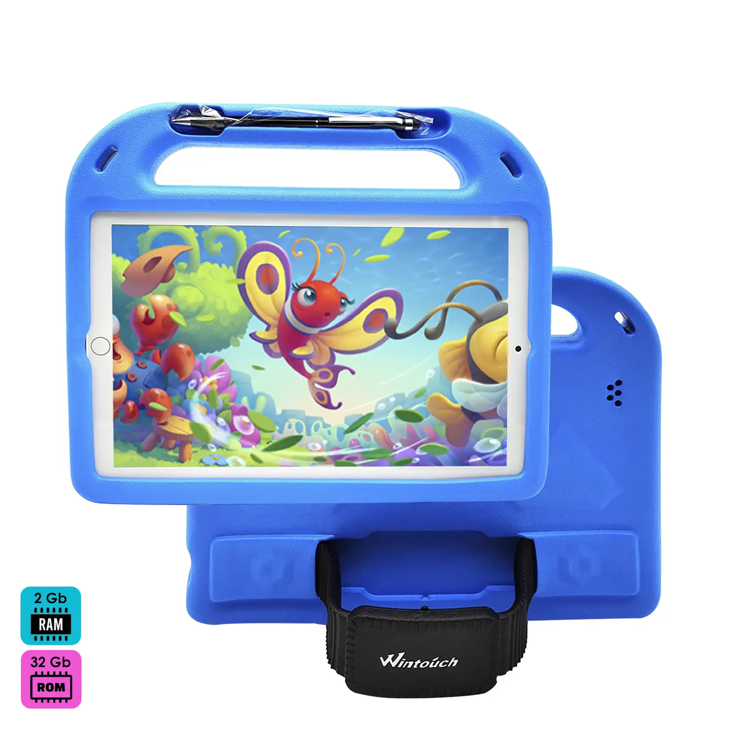 Tablet Infantil K13 3G WiFi. SO Android 7.0. Pantalla 10'' 1280x800px. MTK6592 Octa Core 1.7GHz, 2GB RAM + 32GB. Doble cámara.